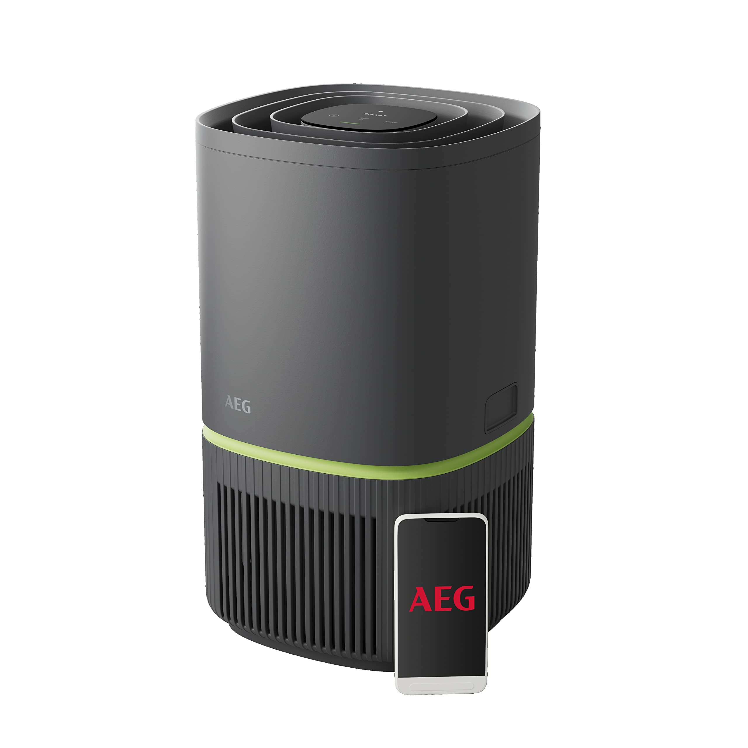 AEG Pure 5000 Compact Air Purifier APO50371DG - 4-Stage HEPA Filtration | Smart Control