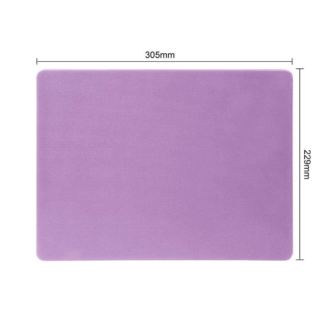 Hygiplas Low Density Chopping Board - Purple | Polyethylene | 30.5L x 22.9W cm 4