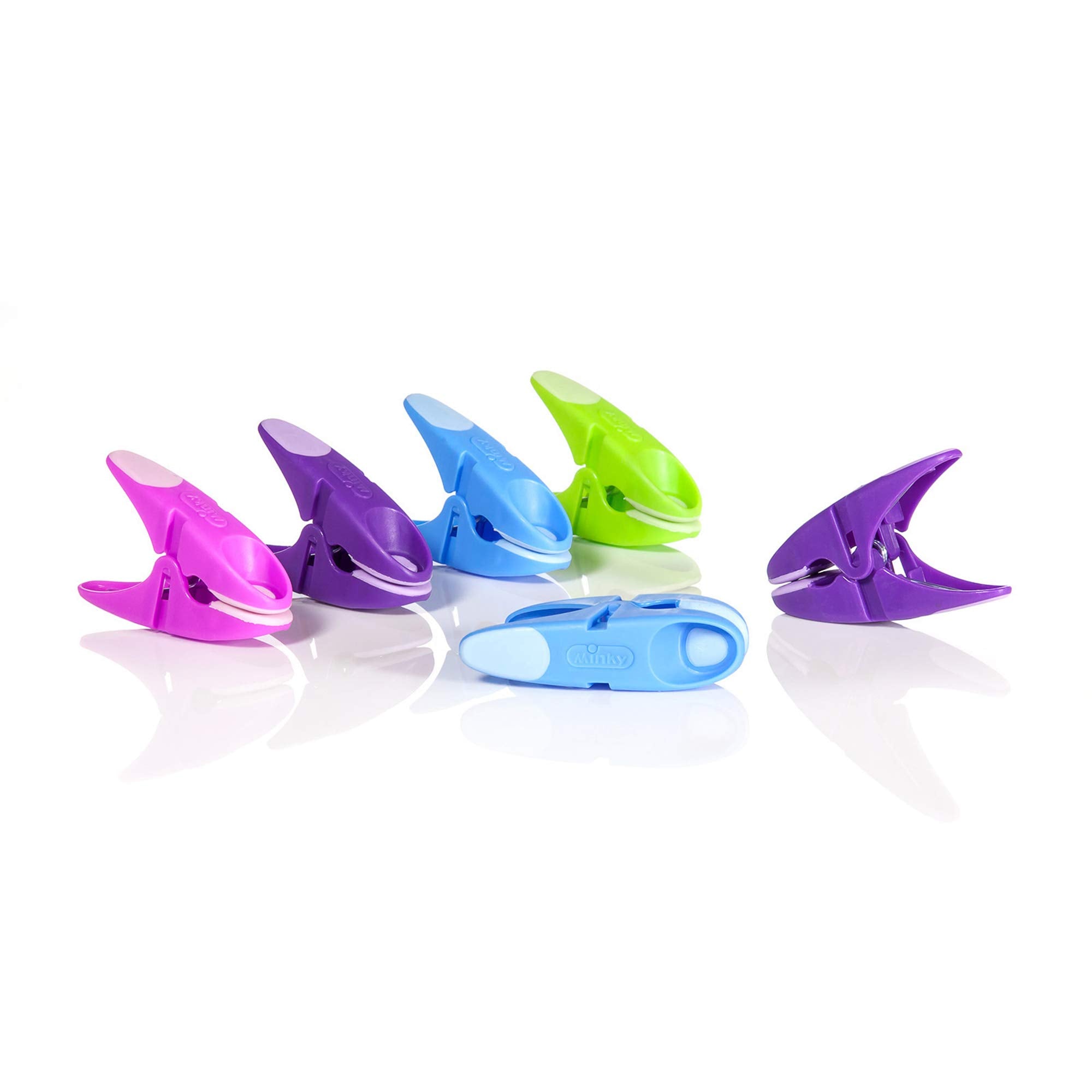 Minky SureGrip Laundry Pegs - Soft Grip & Weatherproof | 24 Pack Assorted Colors 3