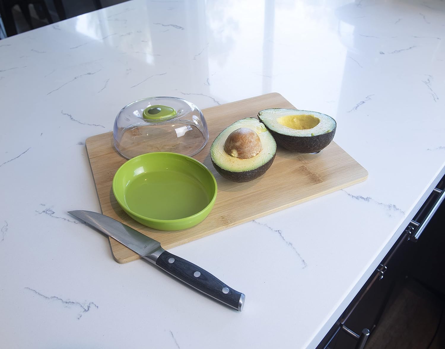 Joie Fresh Flip Avocado Saver Pod - Keeps Avocados Fresh, Reusable, BPA-Free, Green 2