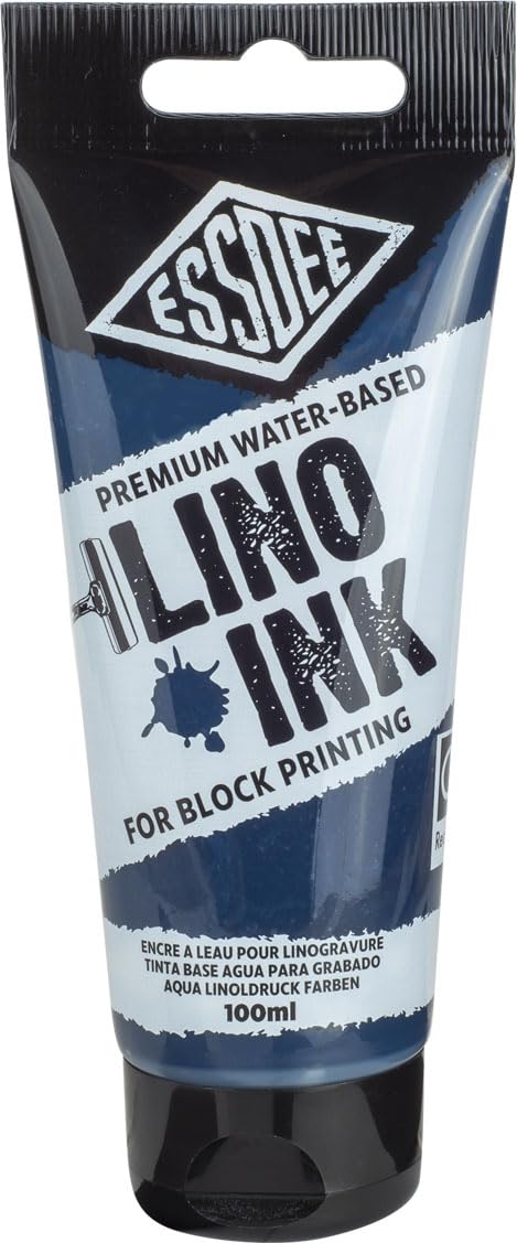 ESSDEE Block Printing Ink - Prussian Blue | Water-Based | 100ml 1