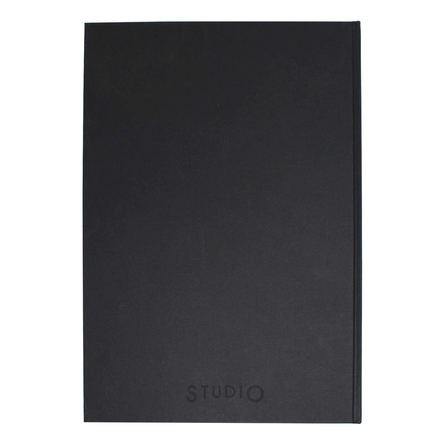 Artway Studio Casebound A3 Portrait Sketchbook - 80 Sides/40 Pages of 170gsm Cartridge Paper | Black Hardback 3