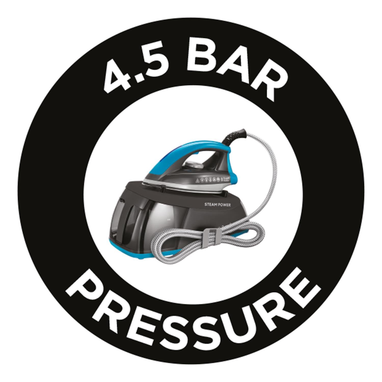 Russell Hobbs Steam Generator Iron - 4.5 Bar Pressure | 2400W Power | 1.3L Tank 5