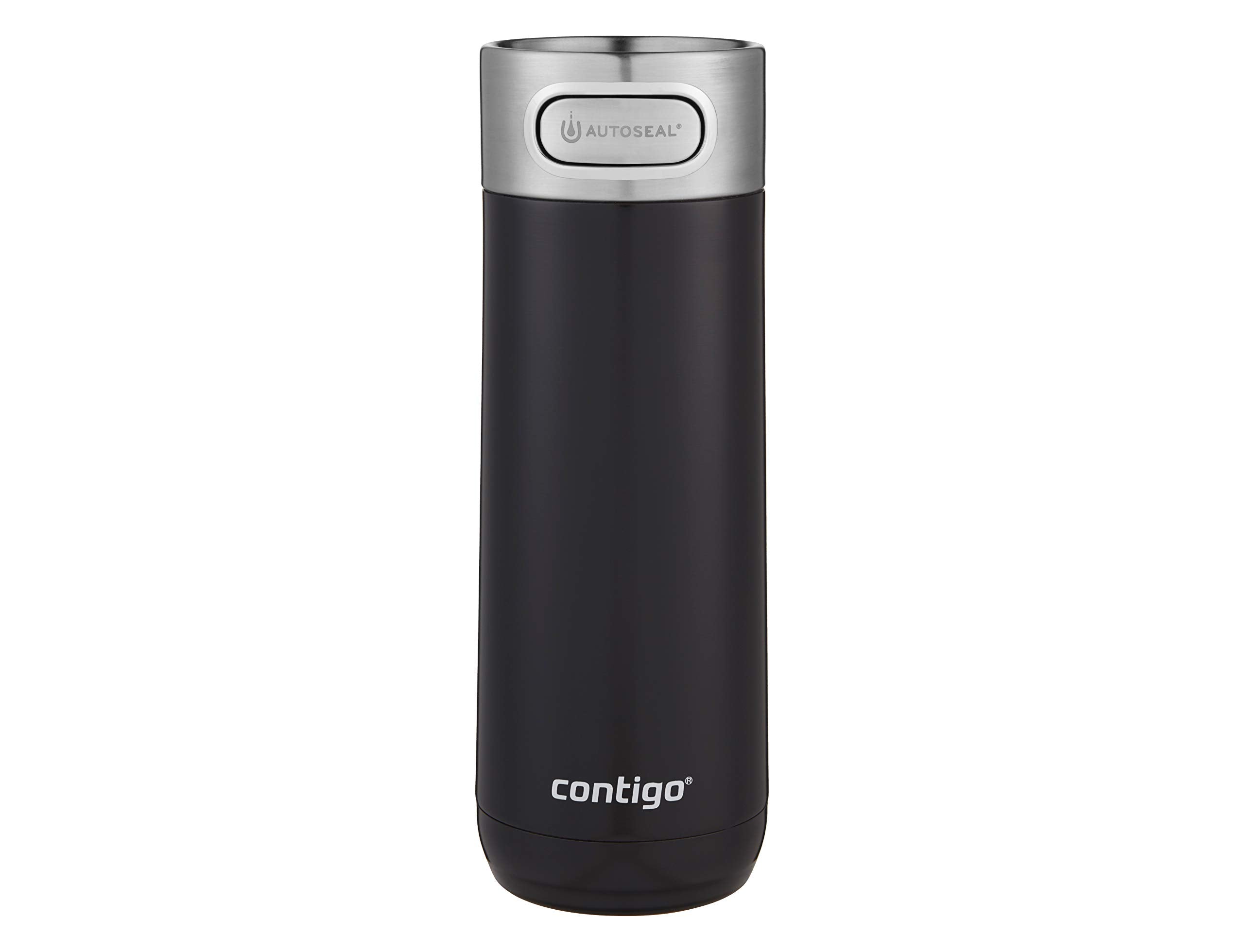 Contigo Luxe Autoseal Travel Mug - 470ml Stainless Steel Thermal, Leakproof, Licorice