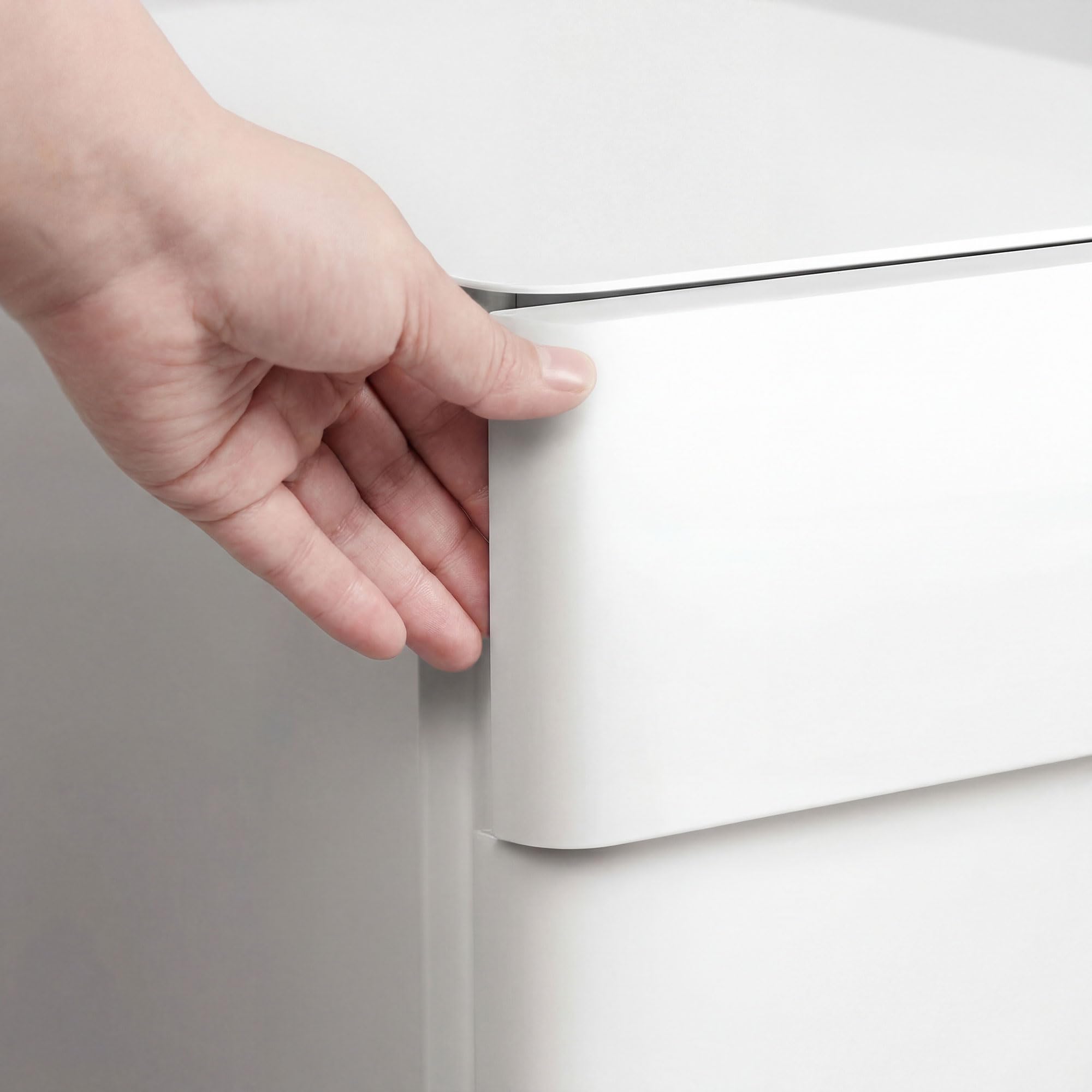 Vinsetto 3-Drawer Mobile File Cabinet - Steel, Lockable, A4/Legal/Letter Support | White 9