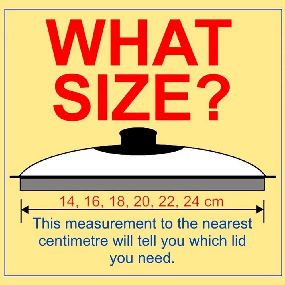Judge Vista Spare Saucepan Lid - Replacement Glass for 18cm Pans | Oven Safe to 180℃ 4