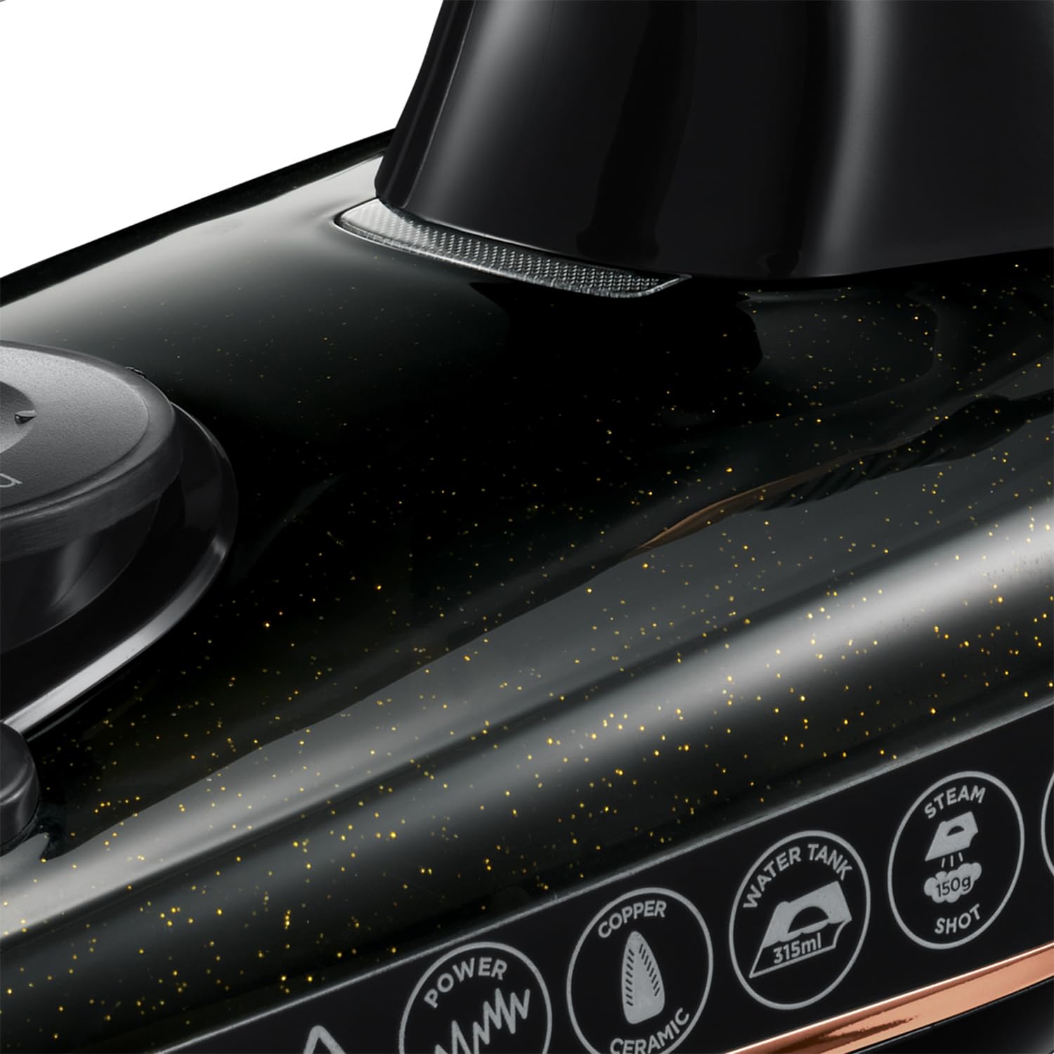 Russell Hobbs Steam Iron - 2600W Power | 150g Steam Shot | Copper Infused Soleplate 3