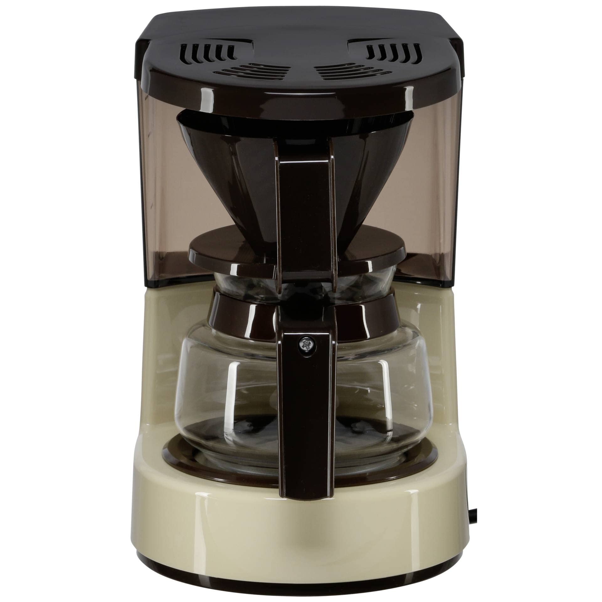 Melitta Aromaboy Filter Coffee Machine - Compact 2-Cup Capacity | Beige Stainless Steel