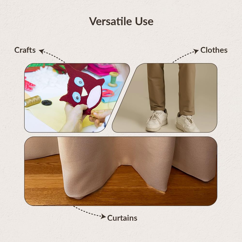 ARVO Iron On Hemming Tape - 30m Long, 2cm Wide No-Sew Fabric Fix for Trousers & Curtains 3