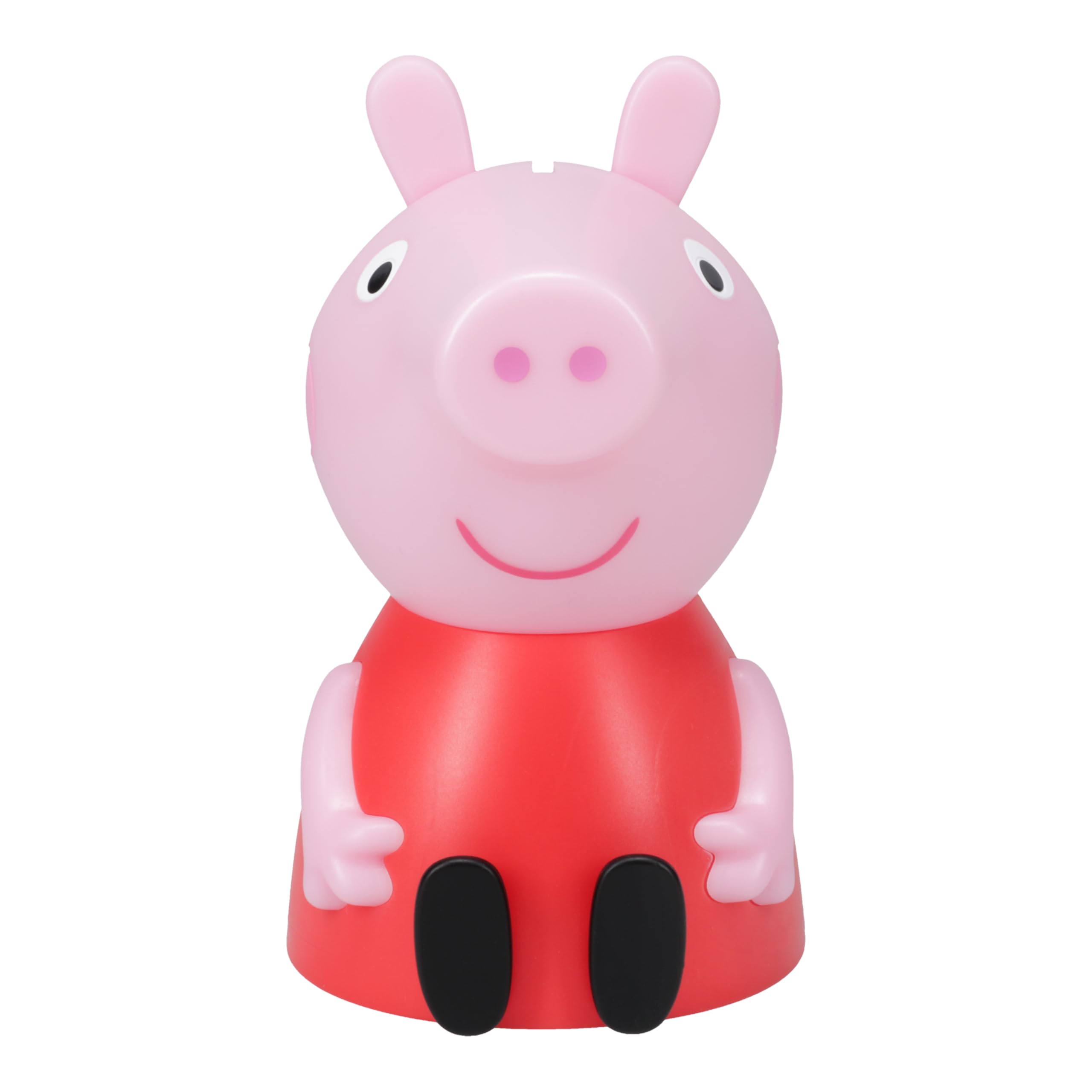Paladone Peppa Pig Figure Shaped Money Box | Officially Licensed Sounds | Pink Plastic | 16.5cm Tall 2