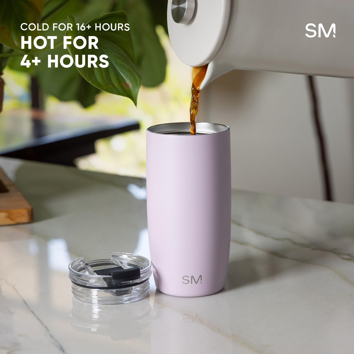 Simple Modern Voyager Tumbler - 16oz Insulated Stainless Steel Coffee Mug | Sea Glass Sage 5