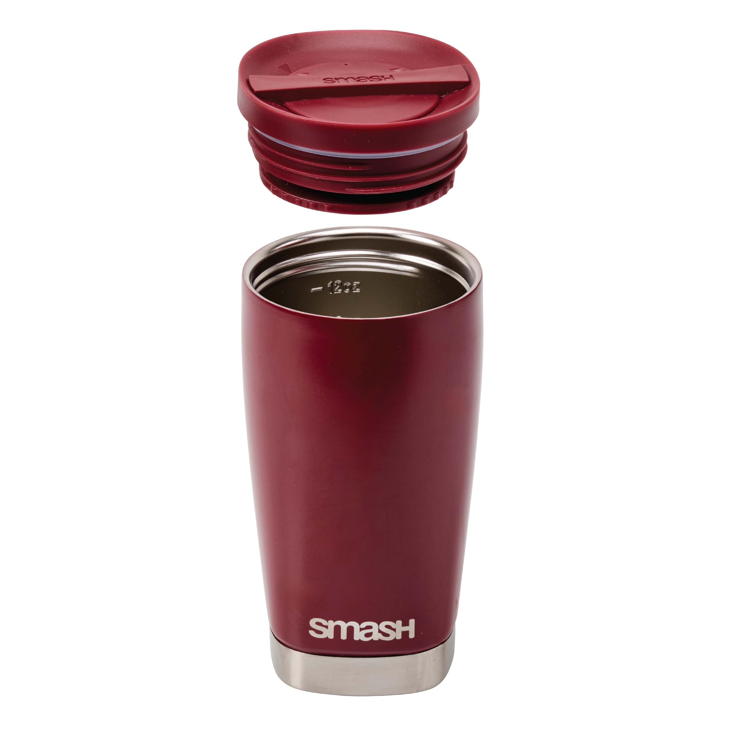 Smash Stainless Steel Travel Coffee Mug - 355ml | Leak Proof | Keeps Drinks Hot Up To 5 Hours 5