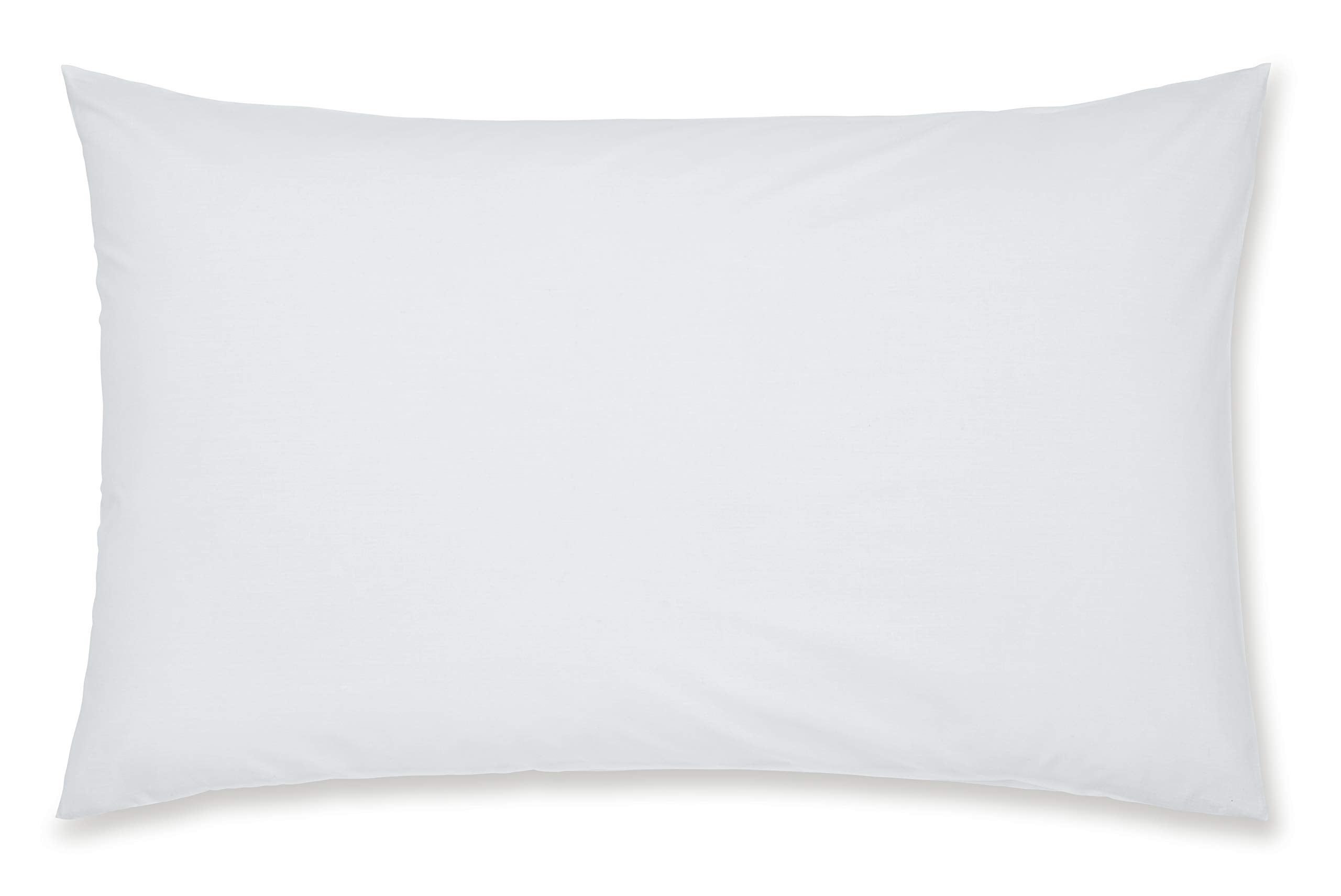 Catherine Lansfield Easy Iron Percale Standard Pillowcase Pair White | Soft | 50x75cm 1