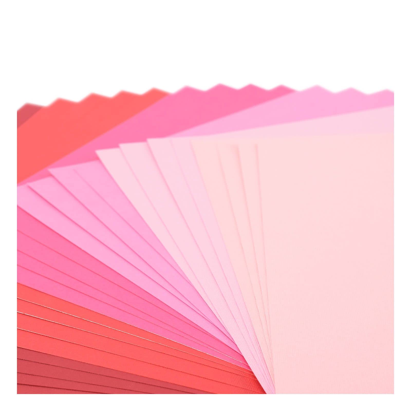 Vaessen Creative Florence Decorative Paper - 216gsm Pink Cardstock | 24 Sheets 12x12 Inch 2