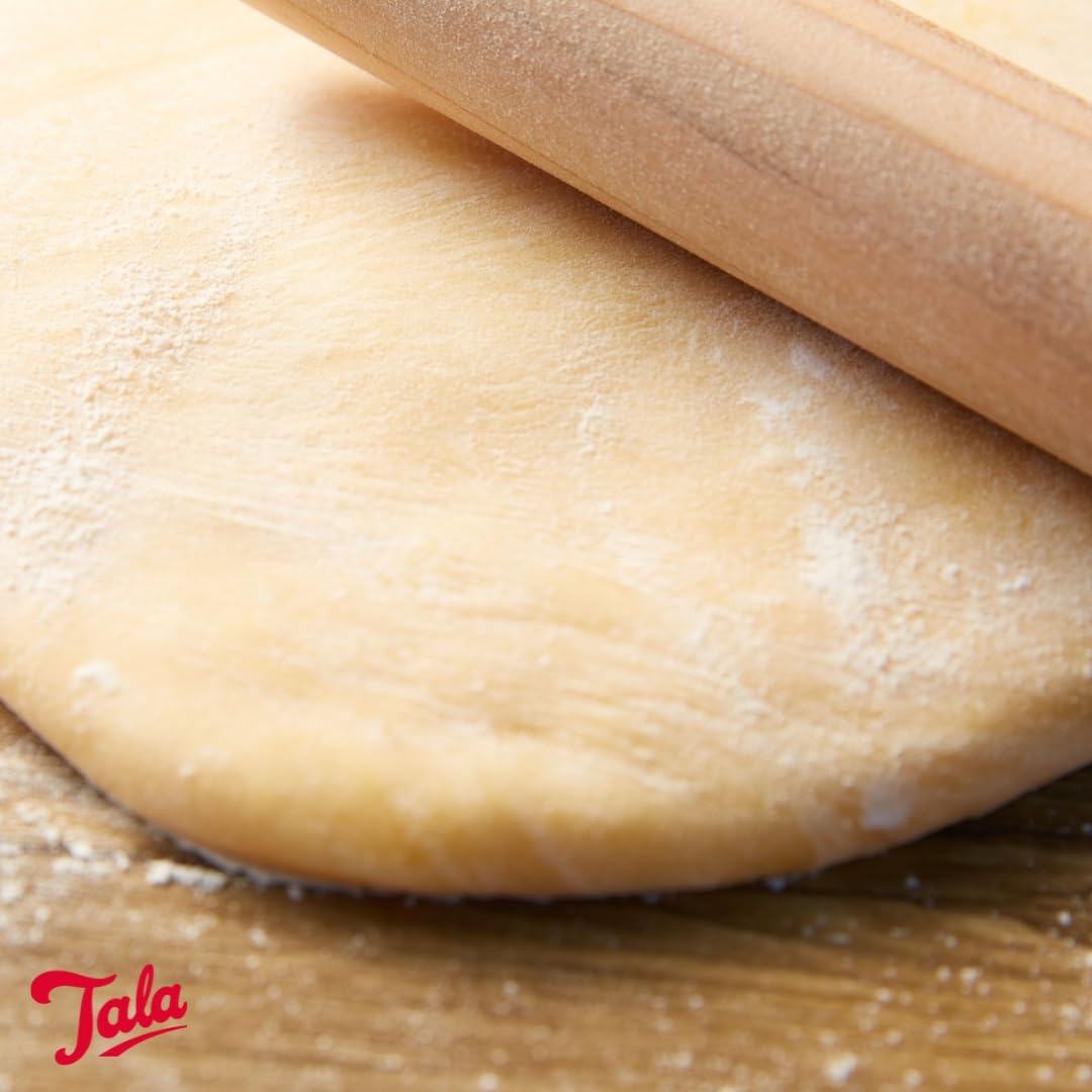 Tala FSC Certified Beechwood Rolling Pin - 40cm Length | Beige Wood 7