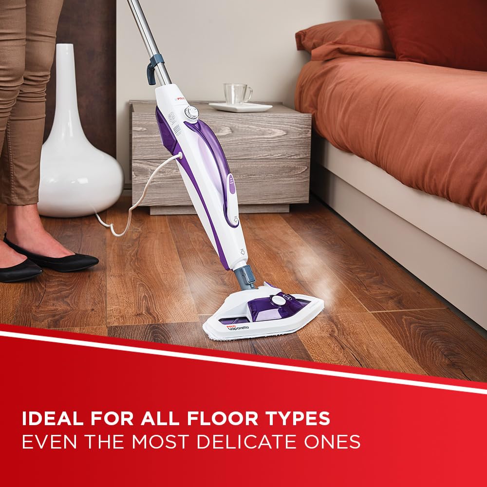 Polti Vaporetto SV440_Double 2-in-1 Steam Mop with Handheld Cleaner | 1500W | Purple 5