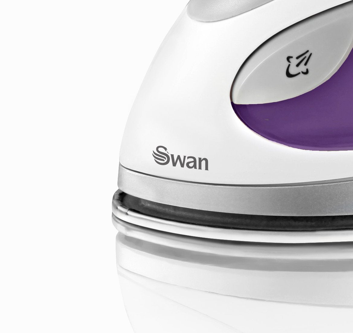 Swan SI3070N Travel Iron - 900W Power | Variable Temperature | Stainless Steel Soleplate | Purple 2