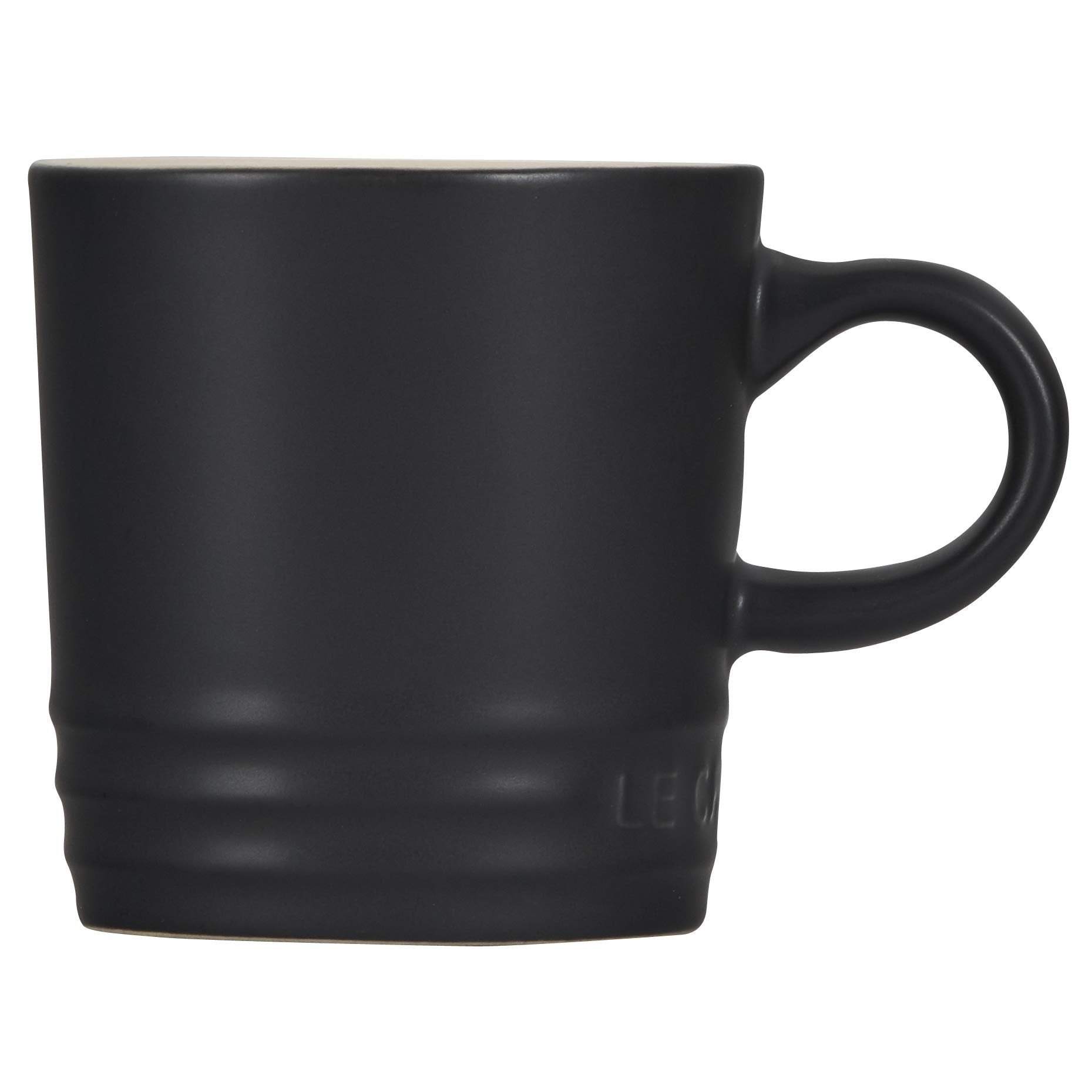 LE CREUSET Stoneware Espresso Mug - 100 ml Capacity | Matte Black | Chip-Resistant Enamel 3