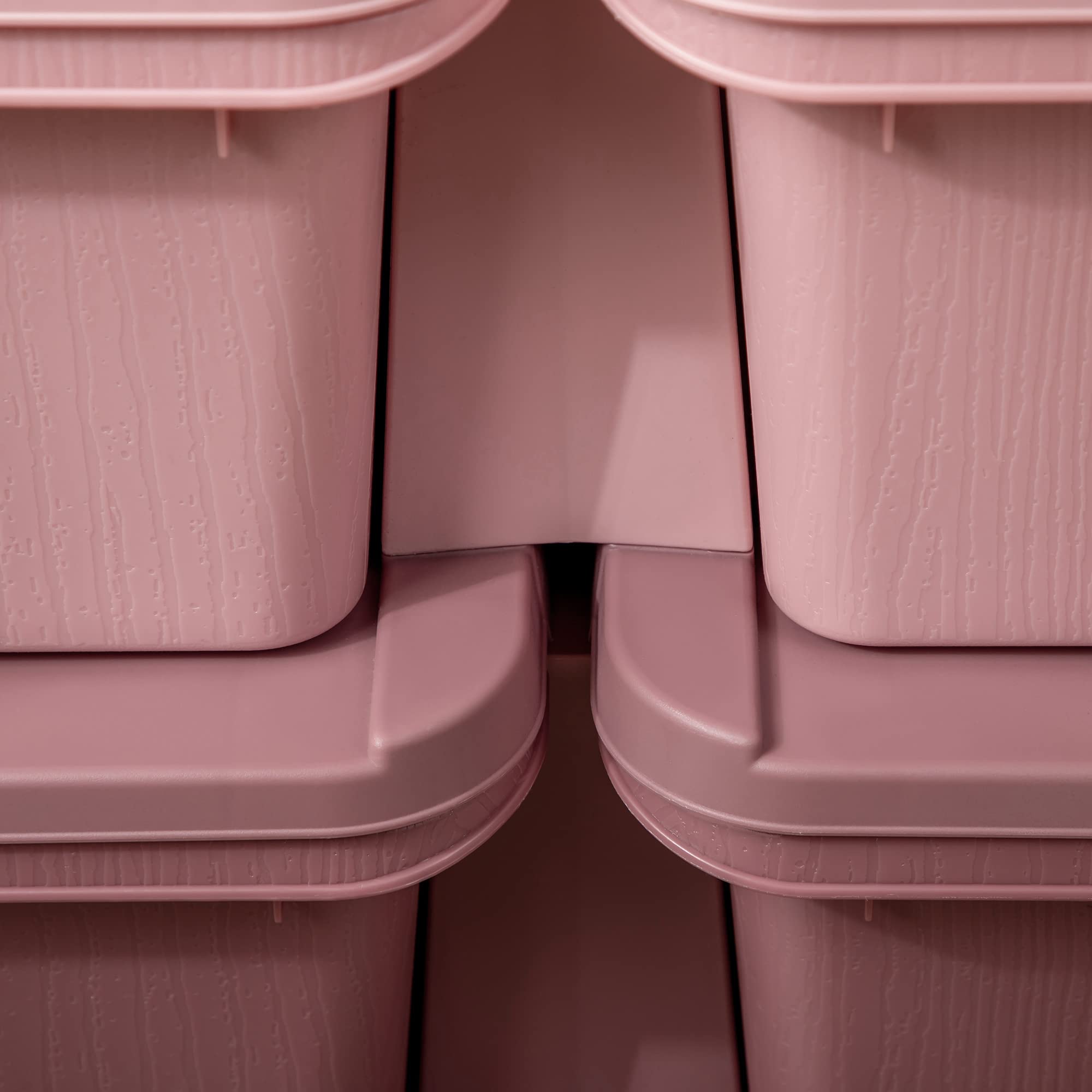 HOMCOM 6-Drawer Plastic Toy Storage Unit for Kids | 3-Tier Organization | Pink | 75L x 37W x 56.5H cm 8