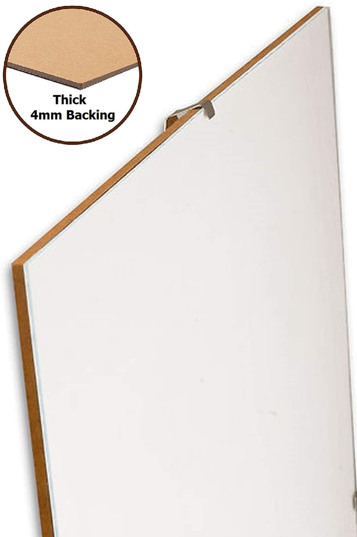 Habercrafts A3 Clip Frame - Frameless Picture Display | MDF Backing | Shatter Resistant Cover | Pack of 1