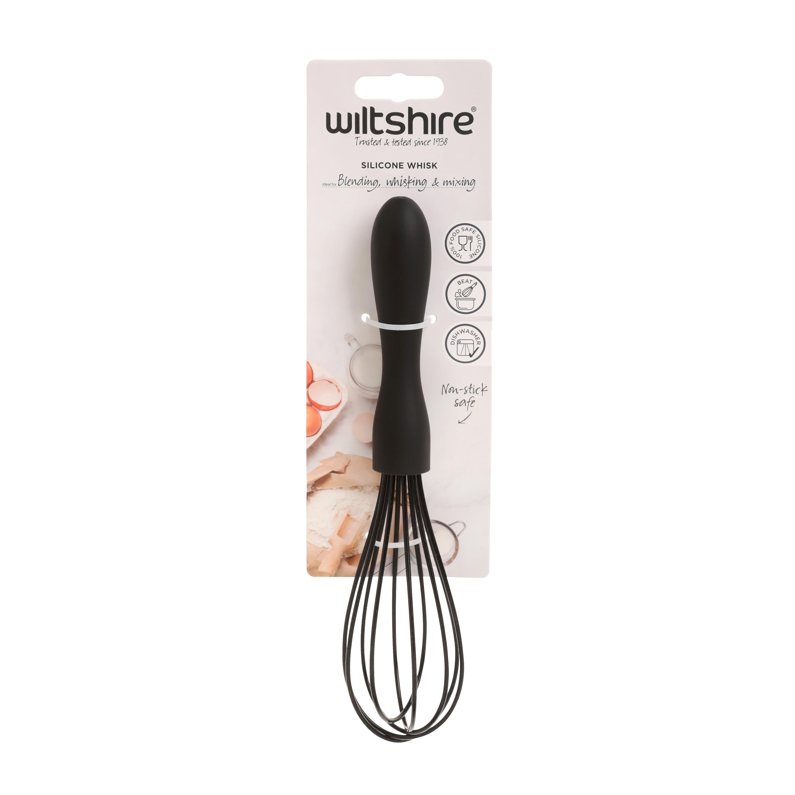 Wiltshire Silicone Balloon Whisk - Heat-Resistant up to 220°C | Non-Stick | Midnight Black 2