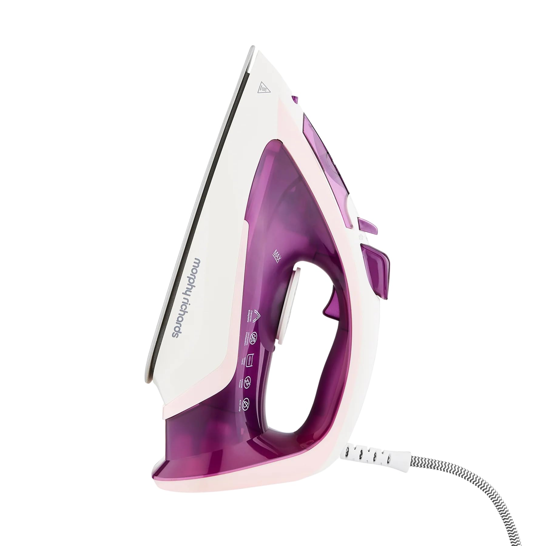 Morphy Richards Steamflow Turbo Steam Iron - 35g/min Vertical Steam | Ceramic Soleplate | 320ml Tank 1