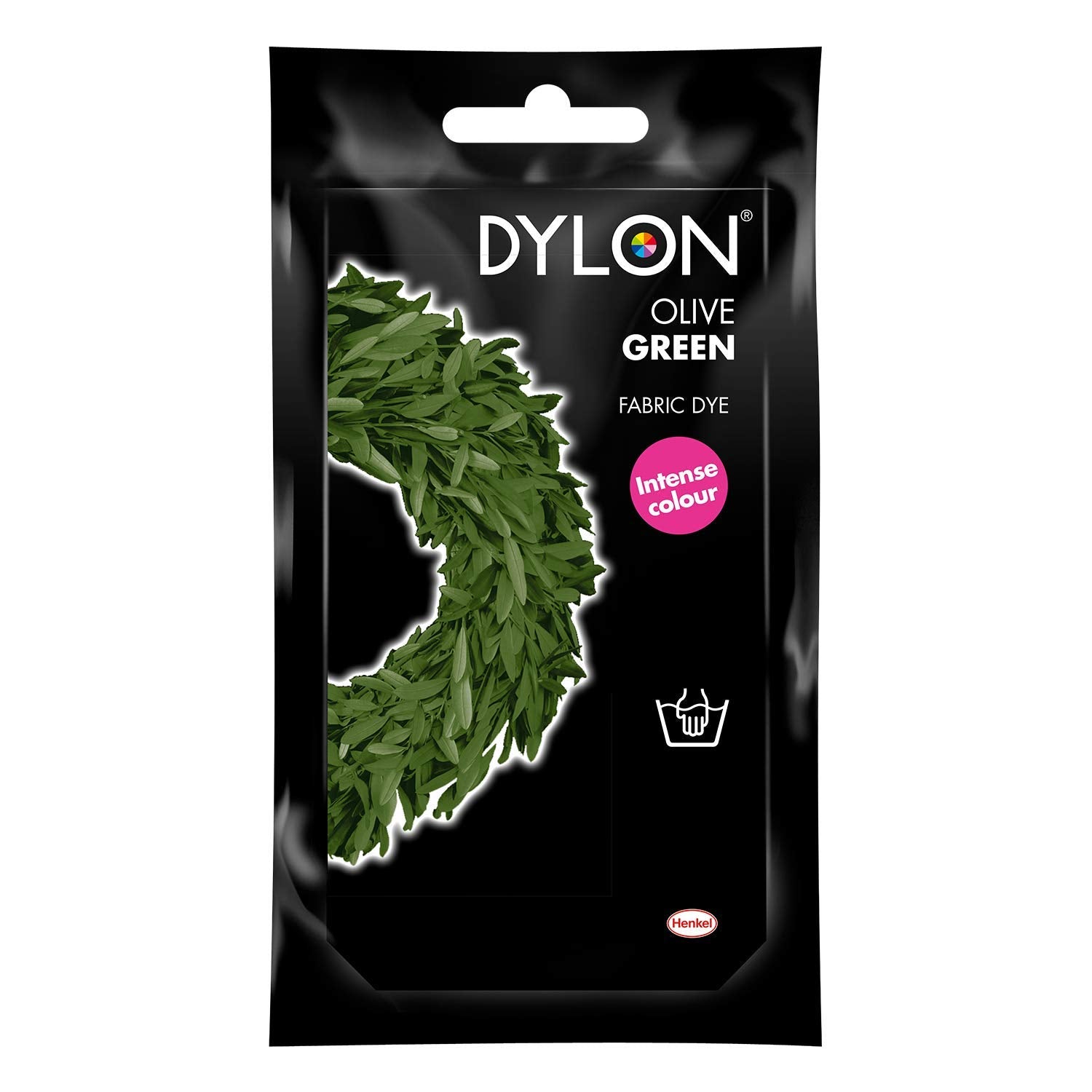 Dylon Hand Dye Sachet - Olive Green Fabric Dye for Wool, Silk, Cotton & Linen | 50 g 1