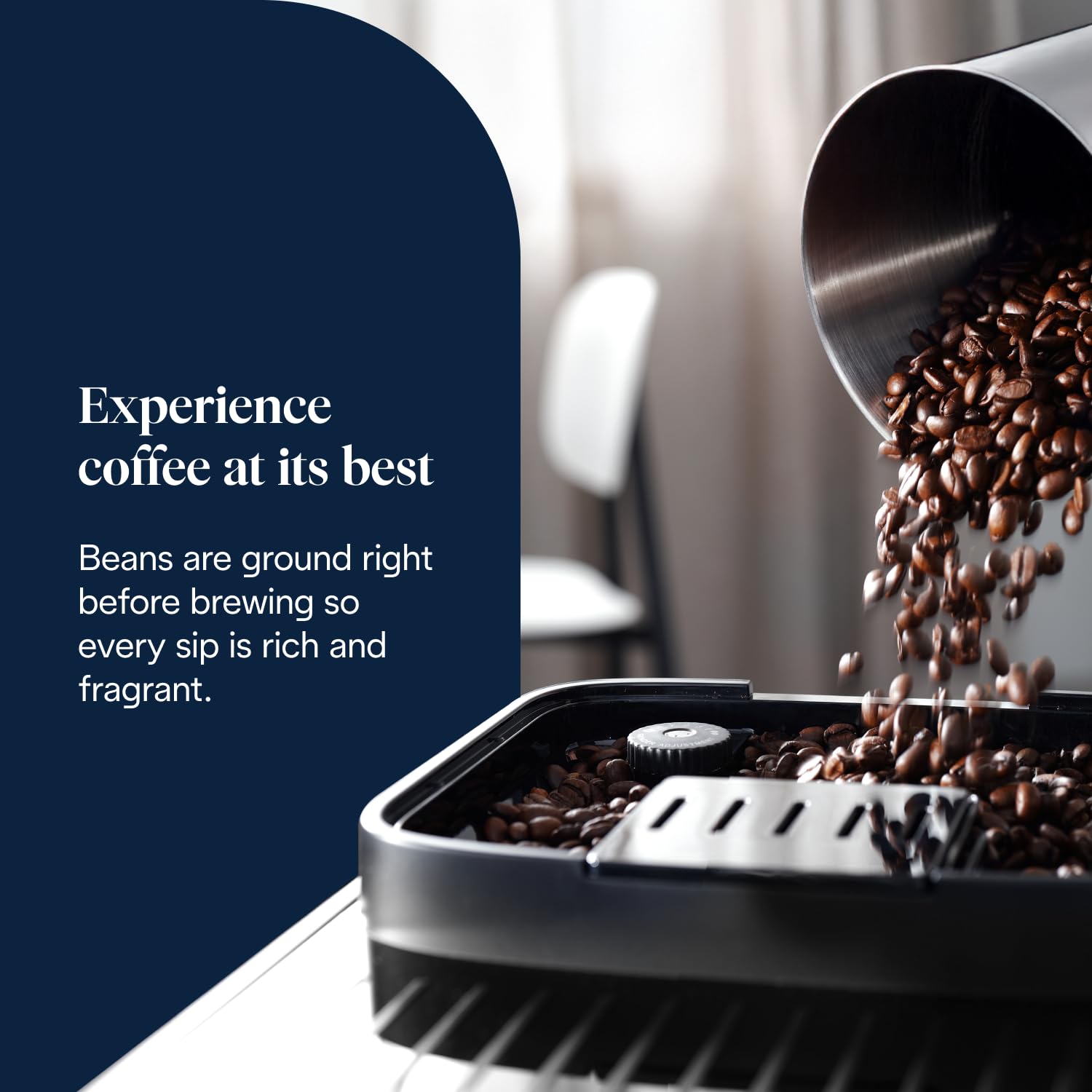 De'Longhi Magnifica Evo Bean-to-Cup Coffee Machine - ECAM292.33.SB | Silver | 5 Drinks 3
