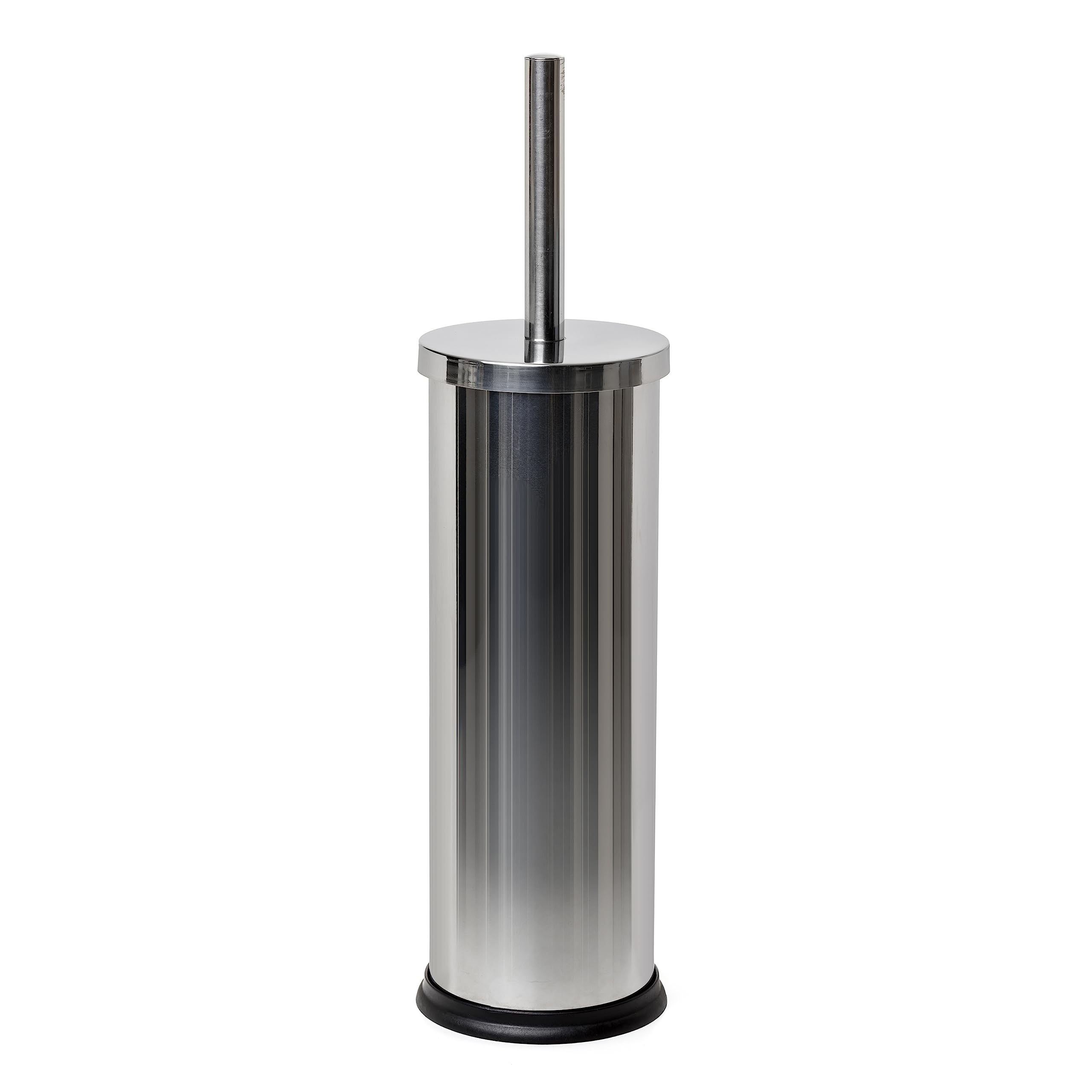 TATAY Toilet Brush Holder - Stainless Steel | Mirror Finish | Inner Plastic Bucket | 10.2 x 10.2 x 38.5 cm 1