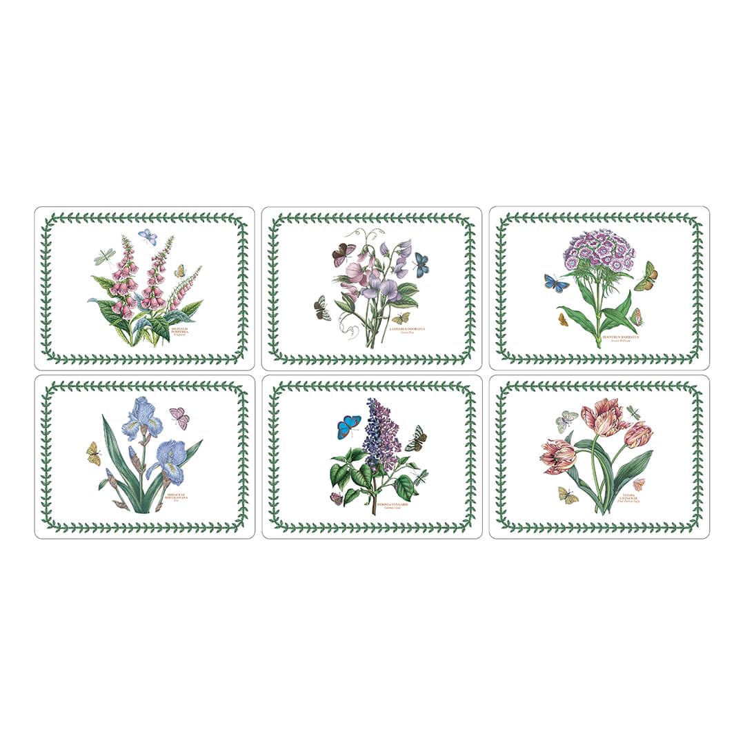 Pimpernel Botanic Garden Placemats - Set of 6 | Heat Resistant up to 100°C | 30.5 x 23cm 1