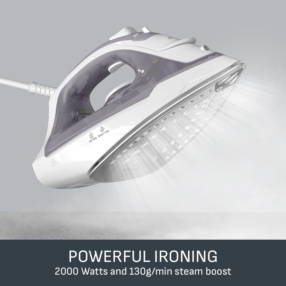 Tefal Virtuo 30 Steam Iron - 2000W Power | 130g Steam Boost | Ceramic Soleplate 3