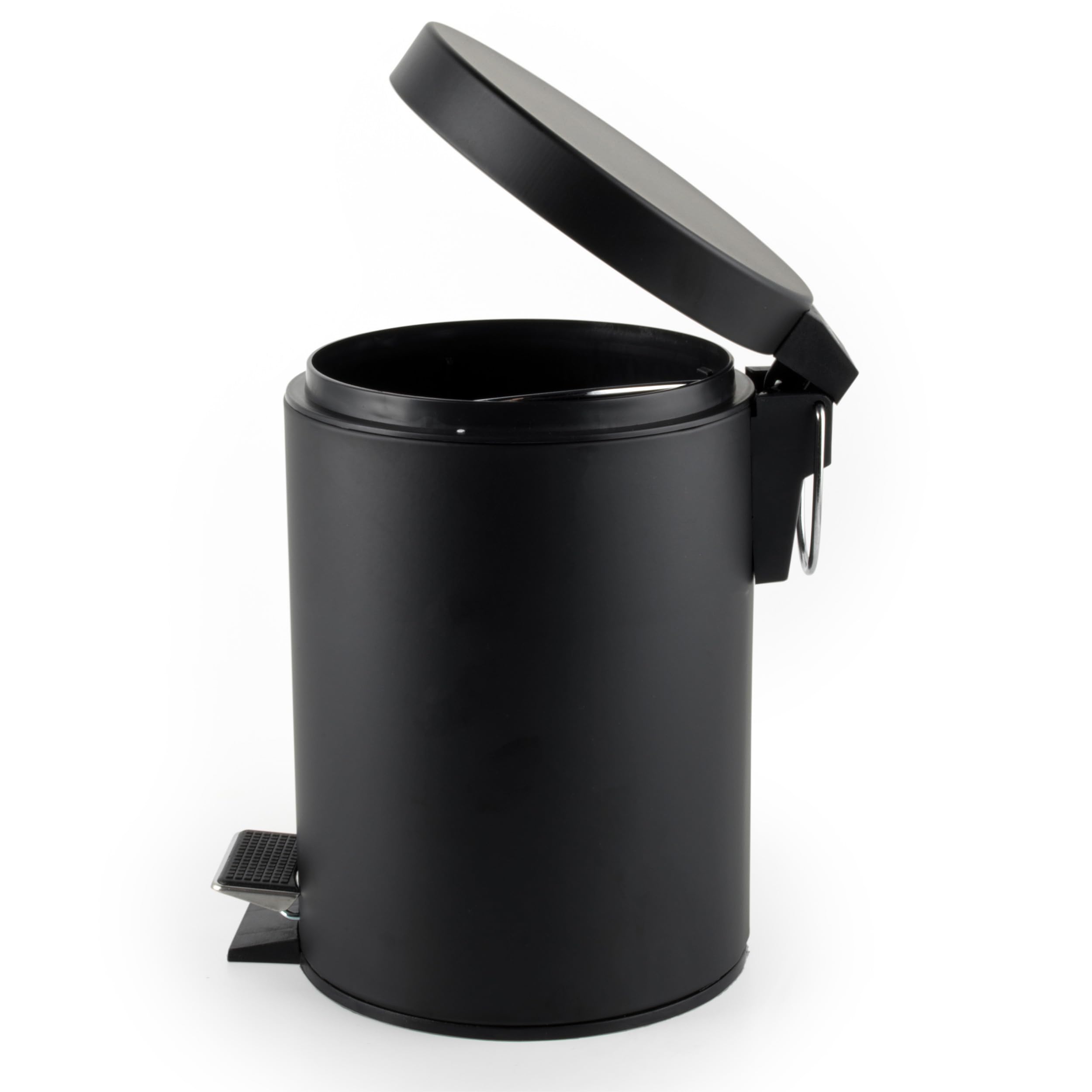 Beldray Stainless Steel Bathroom Pedal Bin - 3L Capacity, Soft Close Lid, Removable Inner Bucket, Black 6