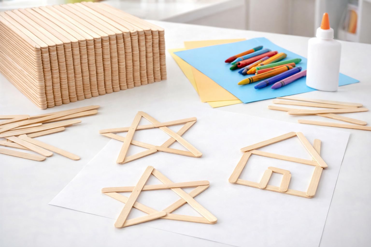 1ABOVE Wooden Coffee Stirrers - 1000 Pack, 140mm (5.5') Disposable Birch Wood 7