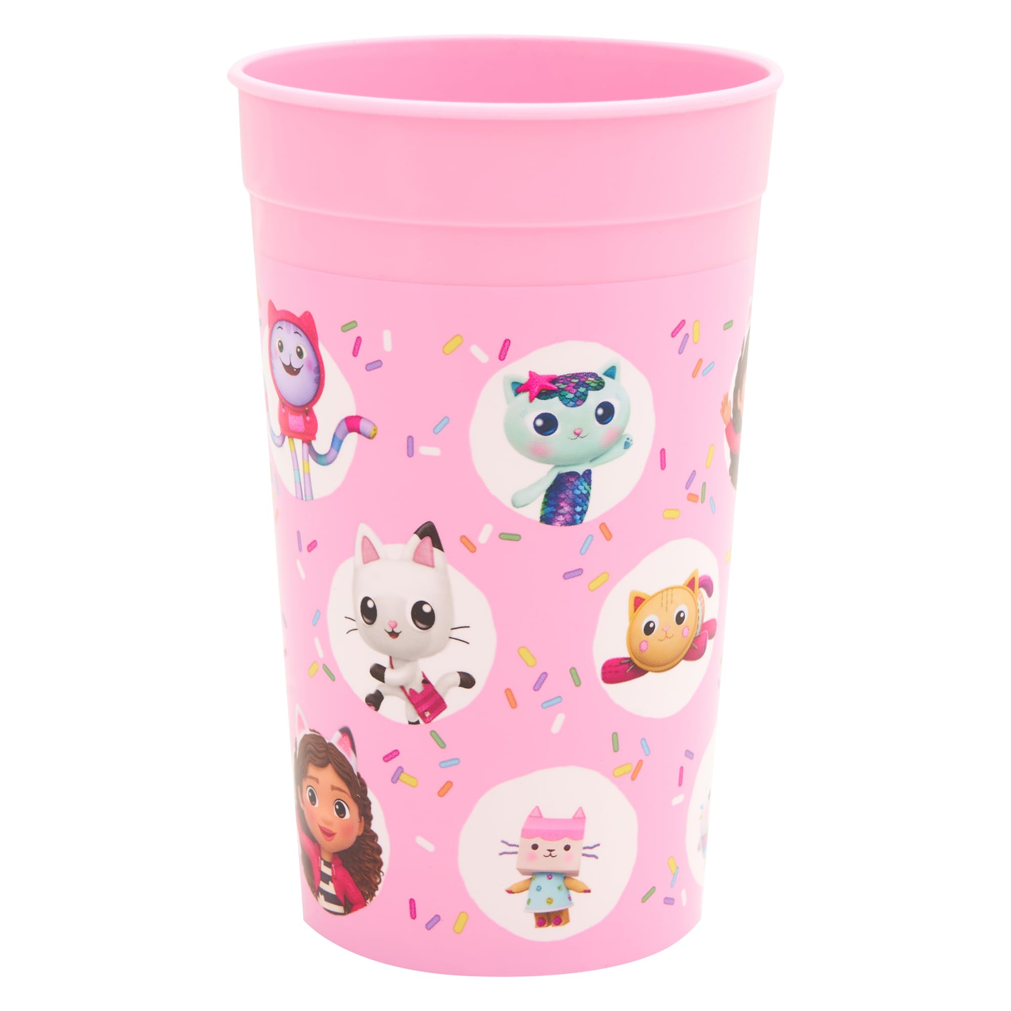 DREAMWORKS GABBY'S DOLLHOUSE 3 Piece Children's Tableware Set | PP Plastic | Pink 8