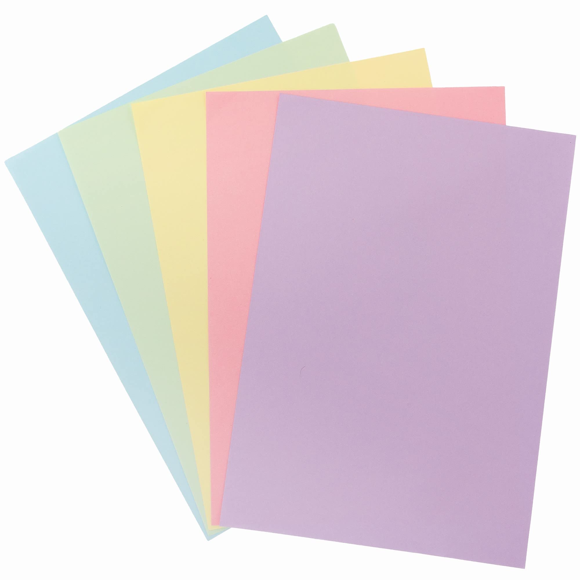 Baker Ross Pastel A4 Paper - Pack of 100 Sheets, 80gsm Craft Paper for Kids & Adults | FC482 2