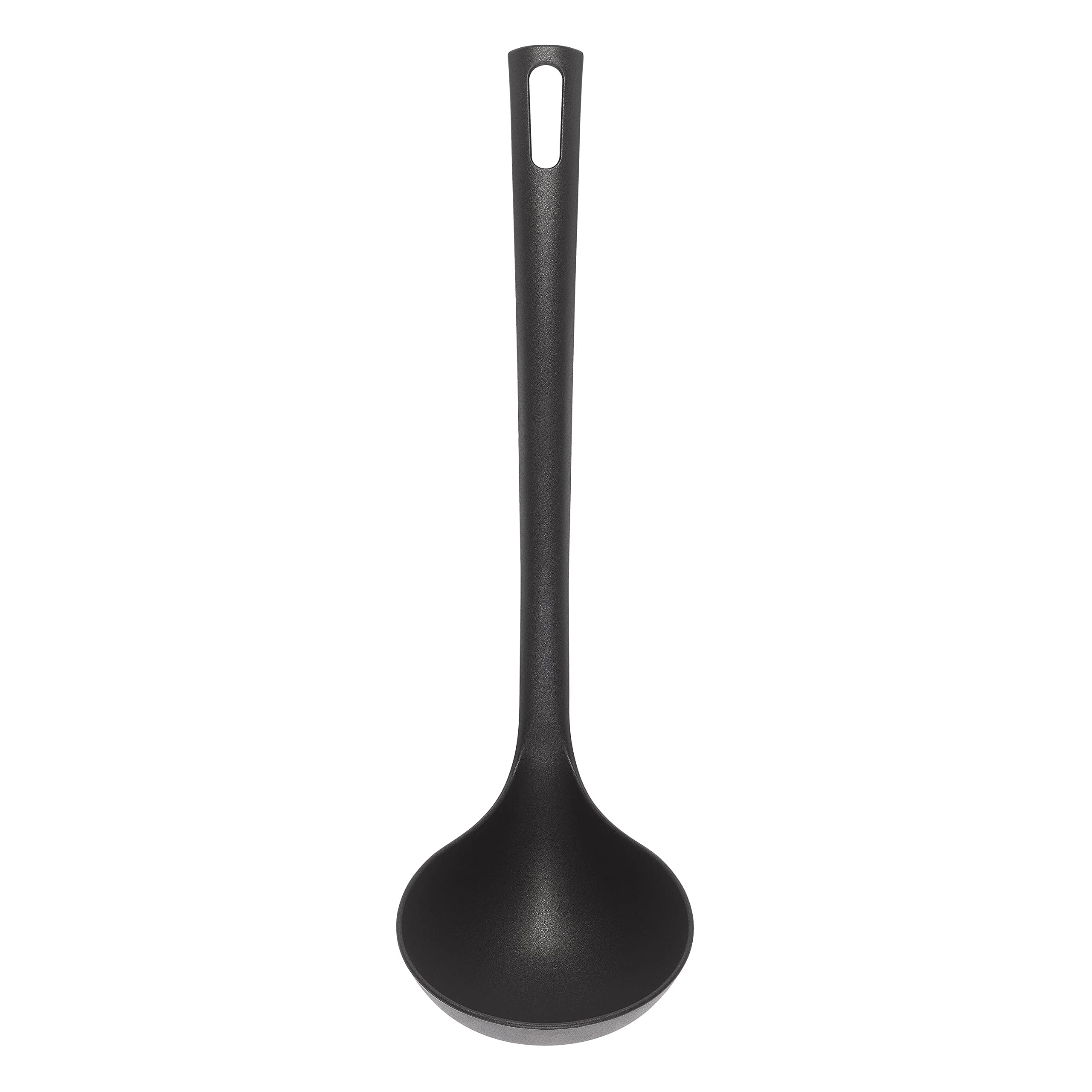 Chef Aid Black Nylon Soup & Stew Ladle | BPA Free | Heat Safe to 210°C | Dishwasher Safe 2