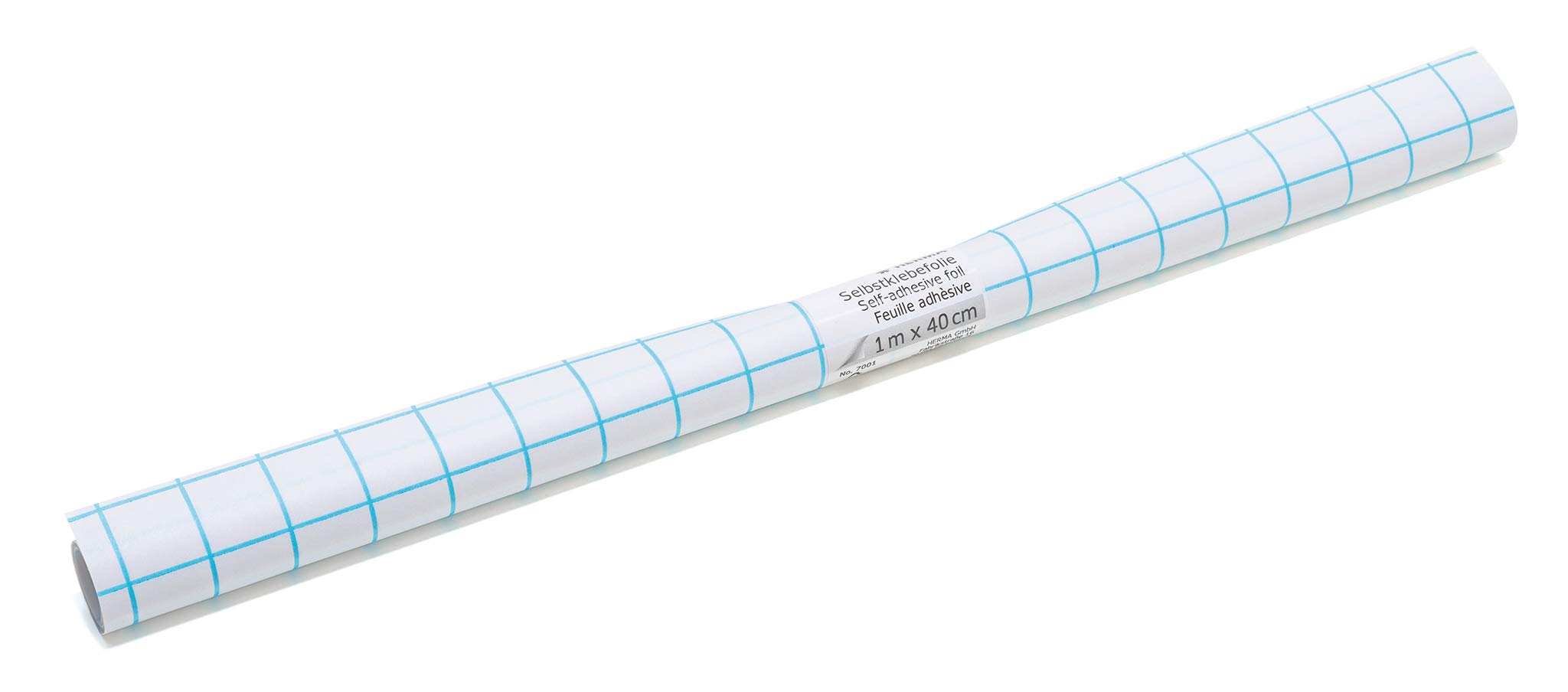 HERMA Self Adhesive Book Cover Film Roll - Clear | 1 m x 40 cm | Archive Quality Polypropylene 2