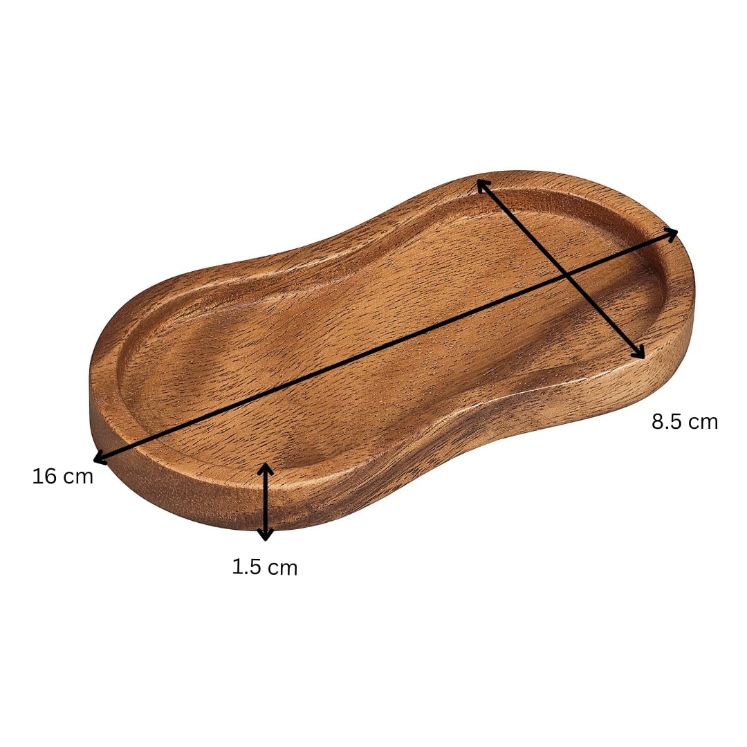 Tala Mill Rest for 2 Mills - Lacquered Acacia Wood | Protects Surfaces | Easy Clean 4