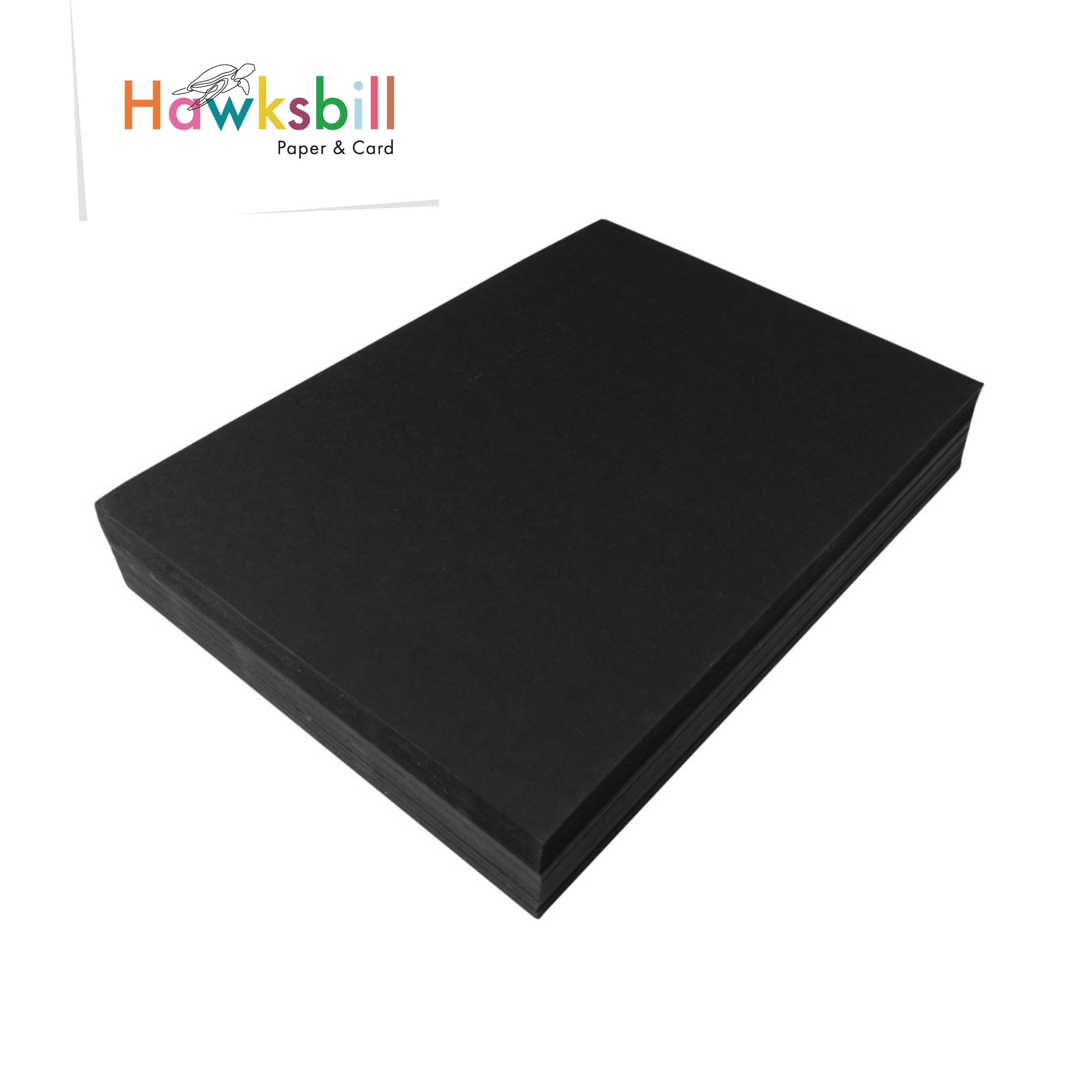 Hawksbill Black Card Stock - 180GSM A4, 50 Pack | Premium Paper for Scrapbooking & Greeting Cards 11