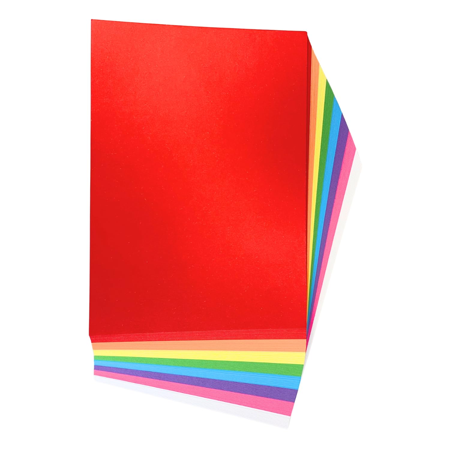 Hawksbill A5 Coloured Card 160 GSM - 50 Pack Rainbow Craft Stock | Printer Friendly 1