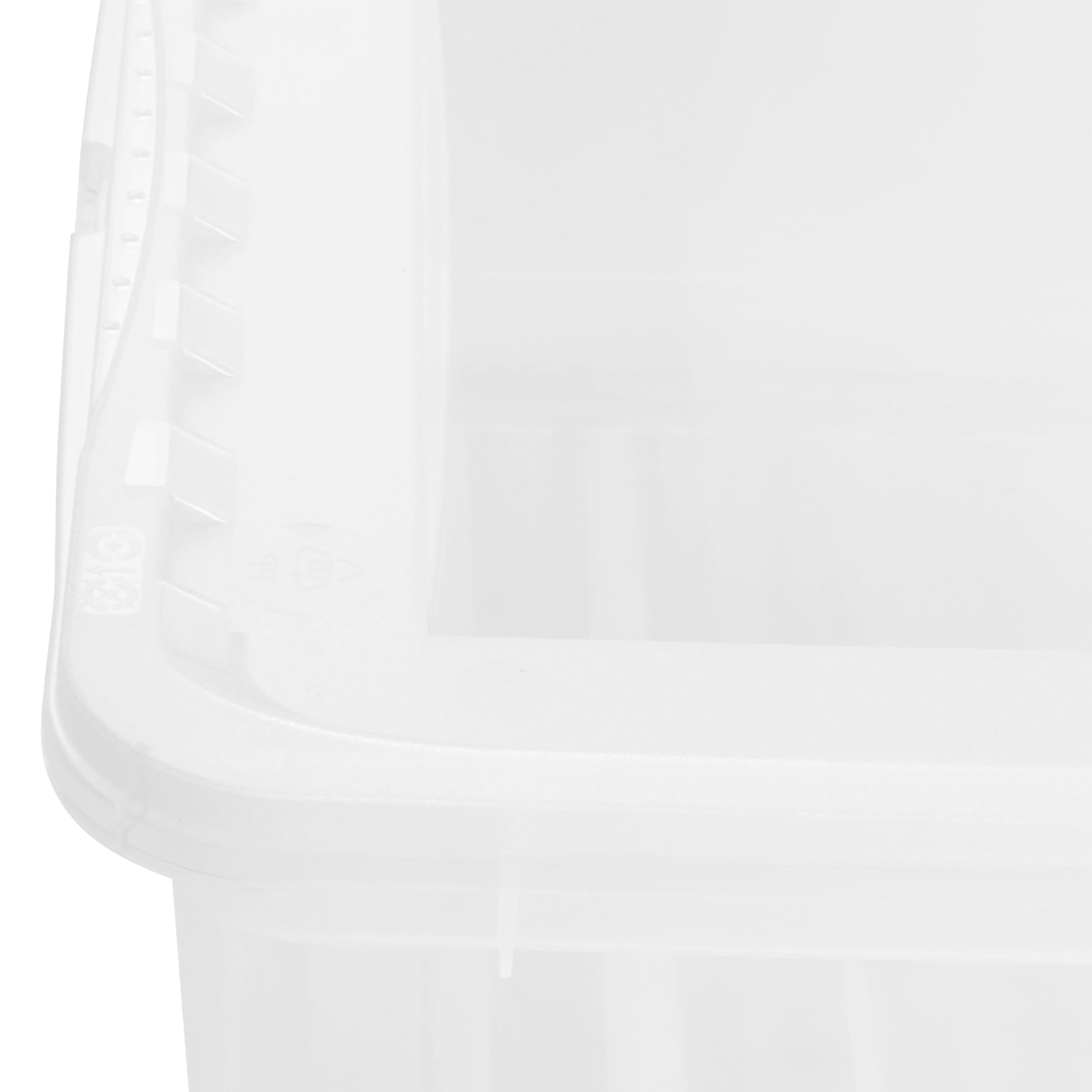 keeeper Clearboxes Storage Box - 8L Capacity | Stackable | Transparent | Air Control Lid 8