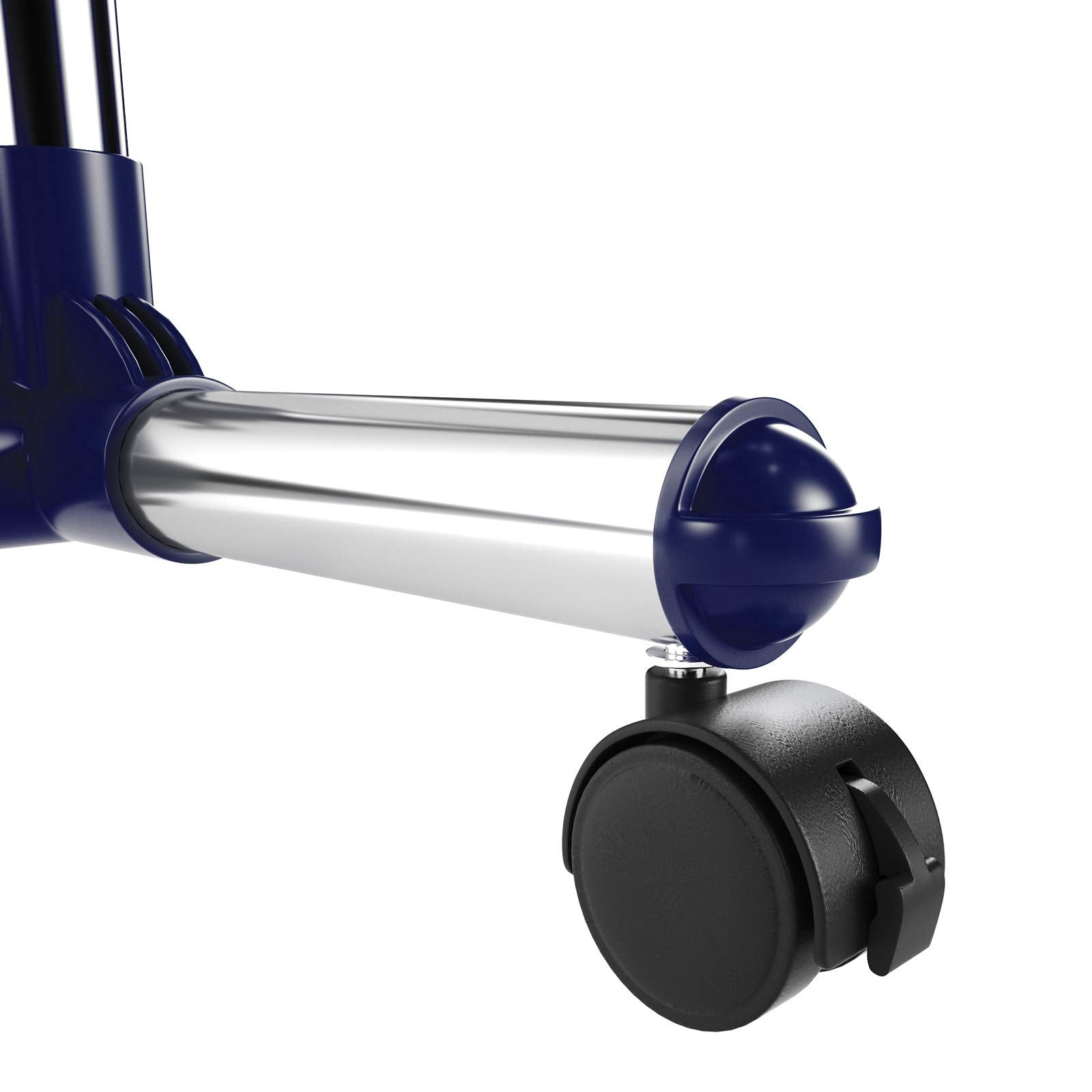SONGMICS Clothes Rack - Adjustable Height 97-165cm | Expandable Width 87-150cm | Blue Steel 6