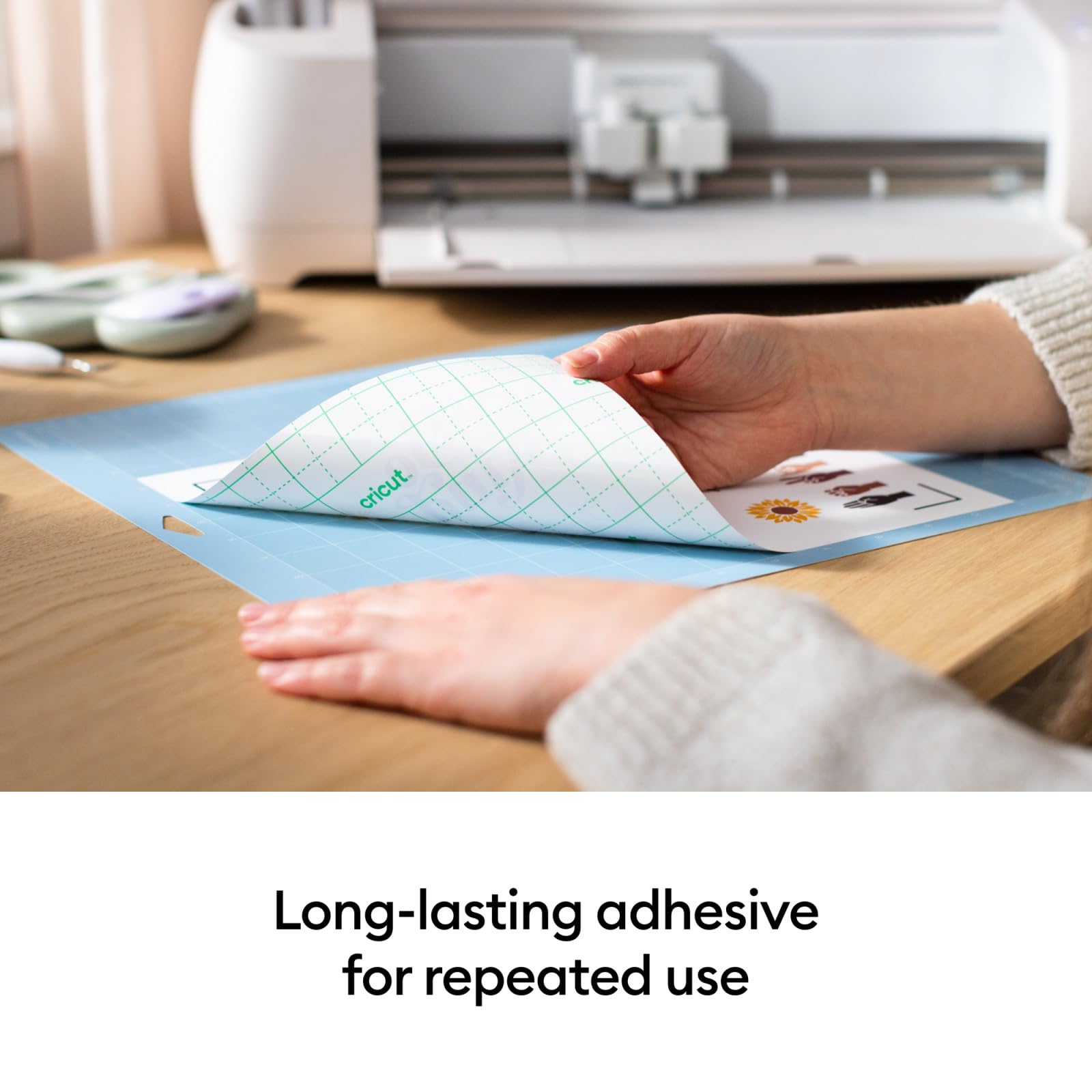 Cricut LightGrip Mat 12x12 - 6 Pack for Lightweight Materials | Long-Lasting Adhesive 5