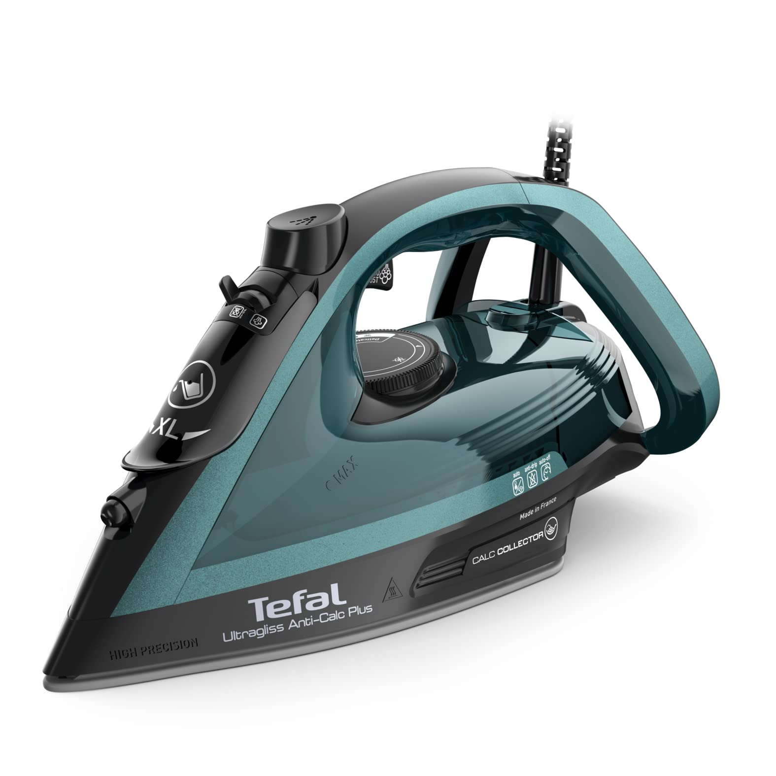 Tefal Ultraglide Steam Iron - 2800W Power | 260g Steam Boost | Durilium Soleplate 1