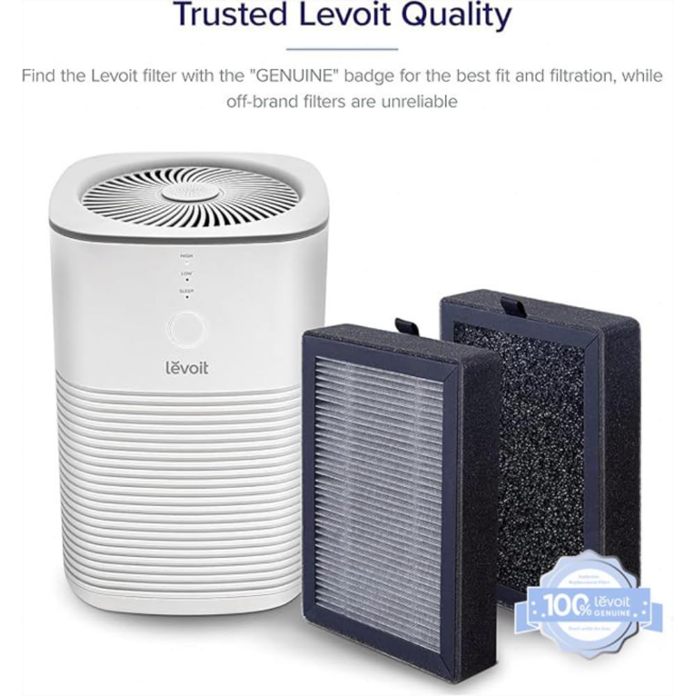 Levoit LV-H128-RF Replacement Filter - 3-in-1 Pre, HEPA, Activated Carbon | Pack of 1