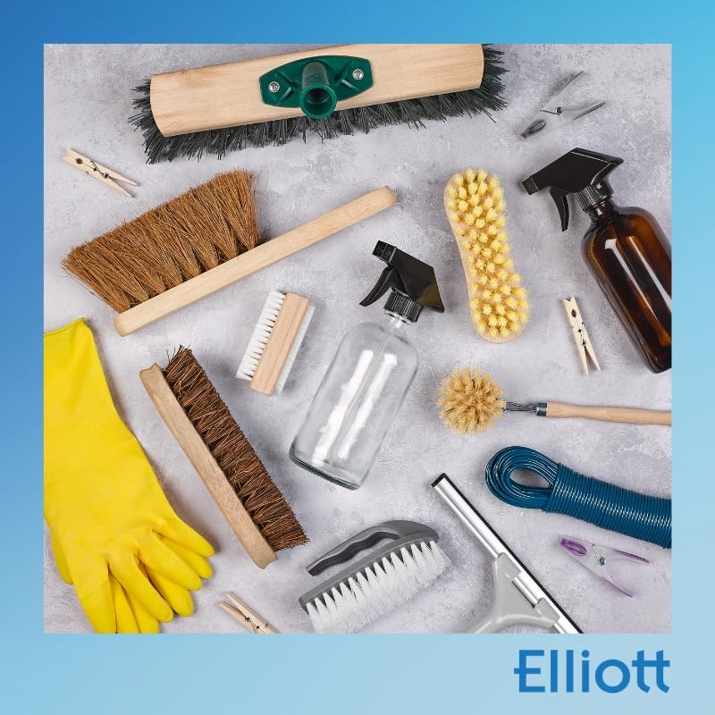 Elliott Shower Squeegee - 25cm Blade | Synthetic Bristle | White/Black 6