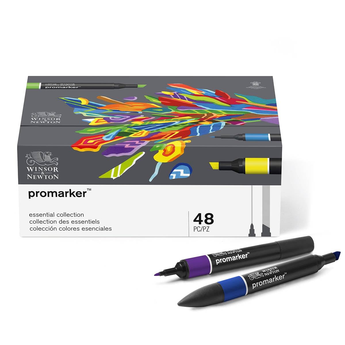 Winsor & Newton Promarker Essential Collection - Alcohol Based Markers | Dual Tips | 48 Count 5