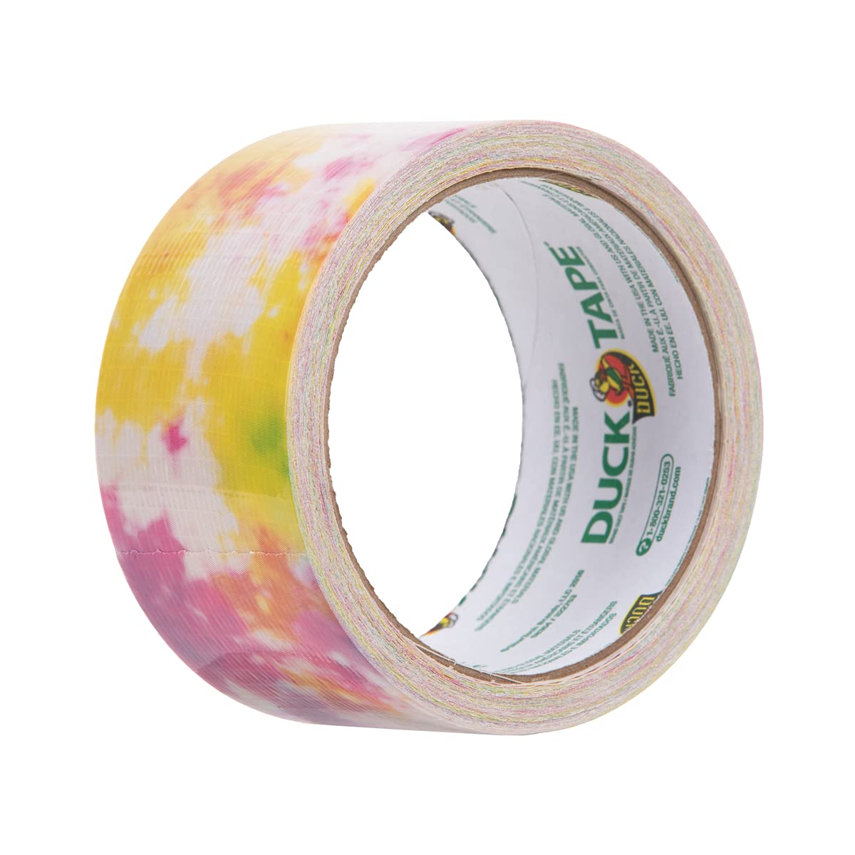 Duck Patterned Arts & Crafts Tape - Tie Dye Colour | Self-Adhesive PVC/PE/PP Roll 2