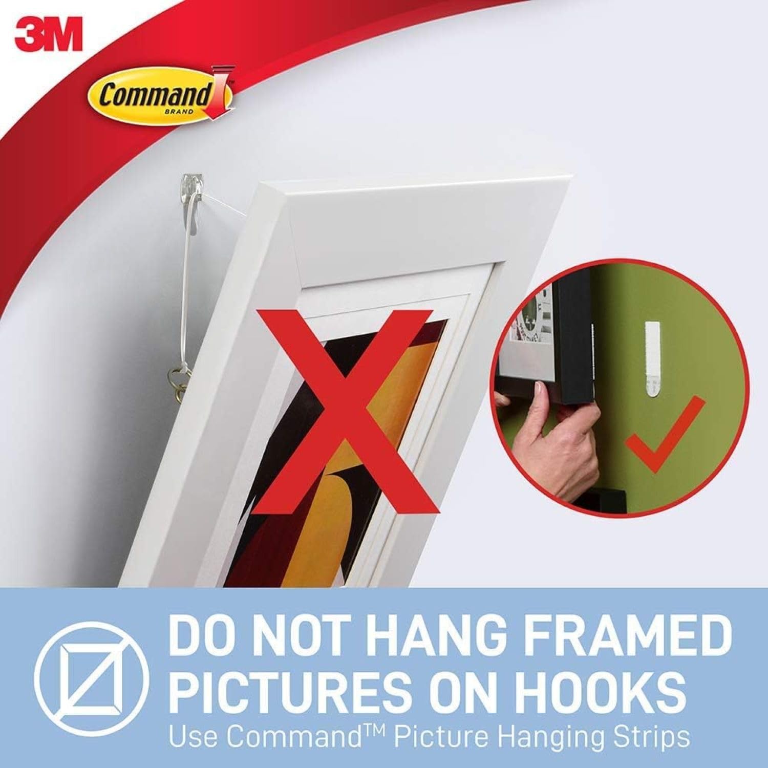 Command Decorating Clips - Transparent, Damage-Free Hanging for Lights & Decorations | 20 Clips, 24 Strips 7