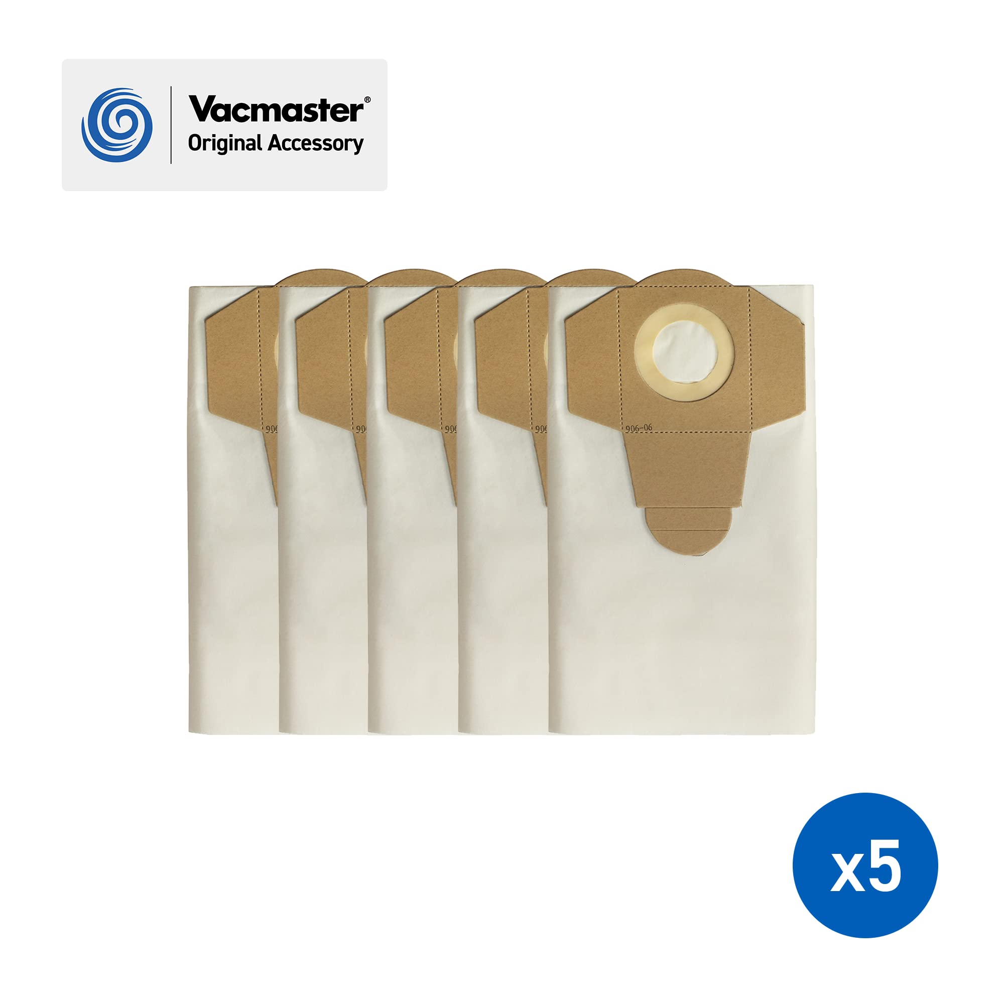 Vacmaster Standard Filtration Dust Bags for 30L Vacuums - 5 Pack | Paper Material | Dry Use Only 2